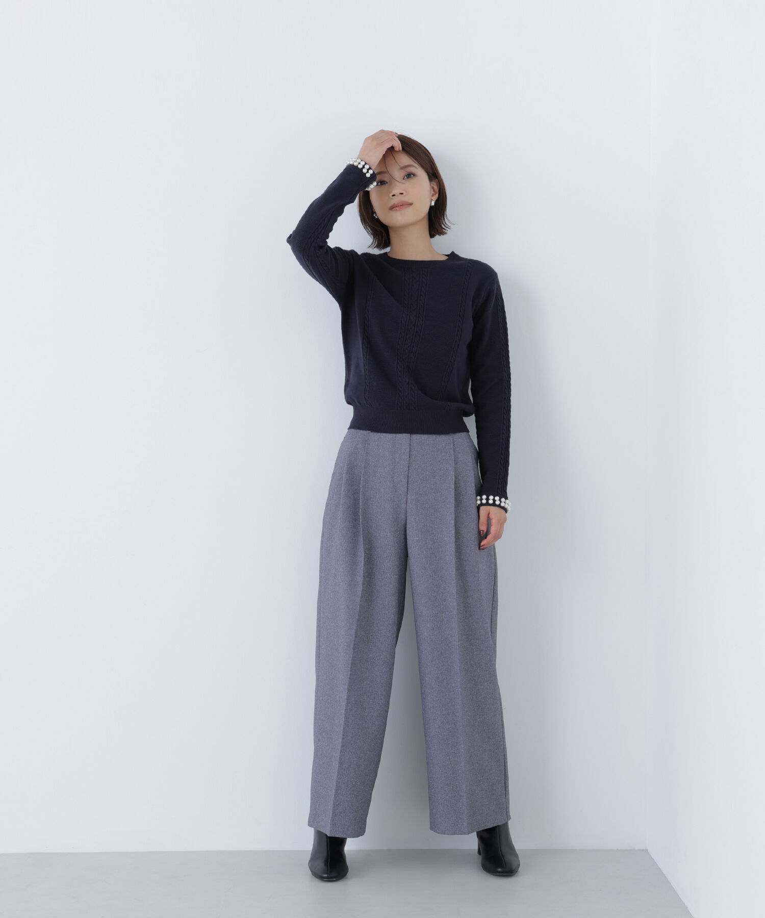  「パールブレスレットニット」|ニット・セーター|