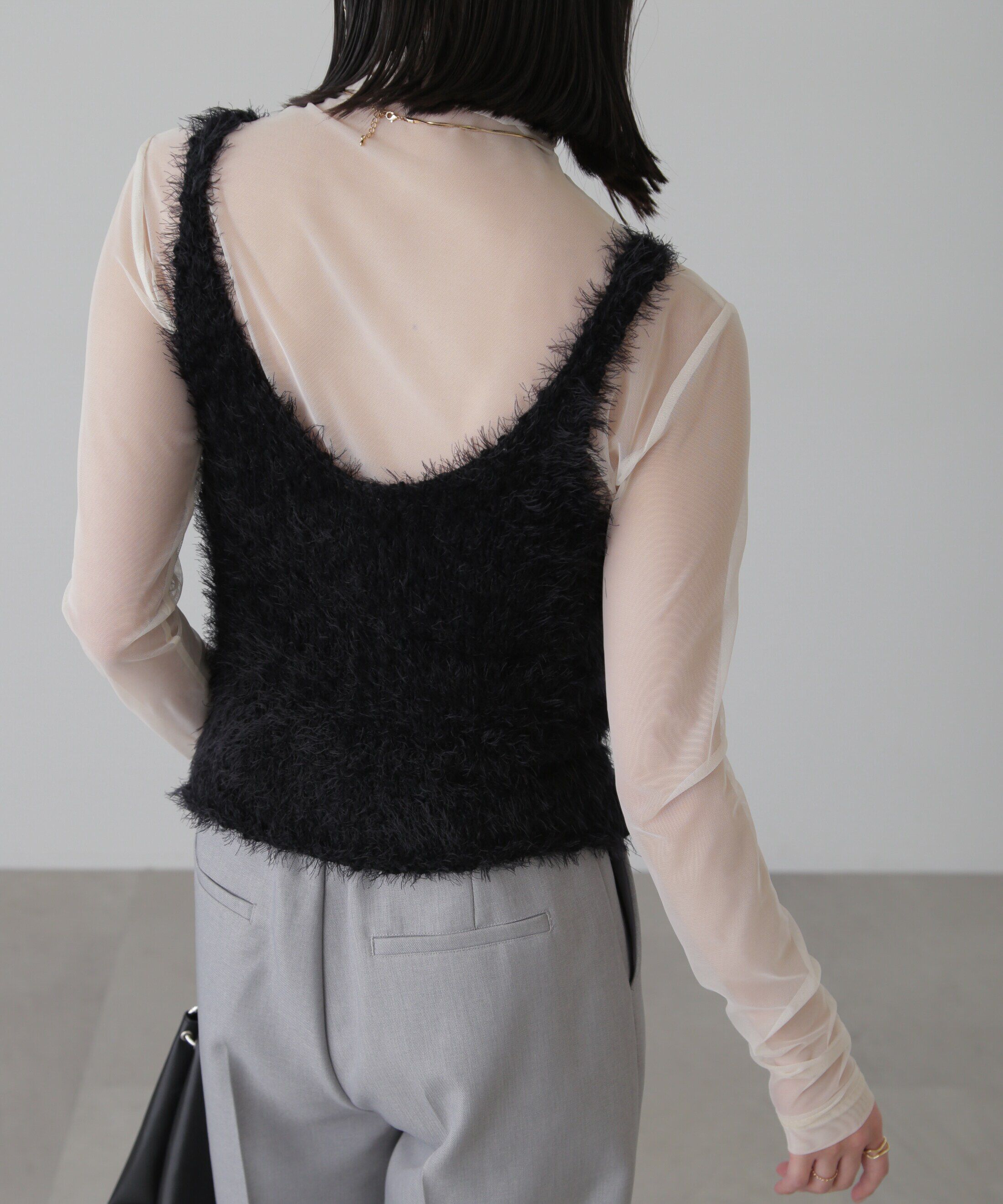  「フェザーニットタンクトップ」|ニット・セーター|