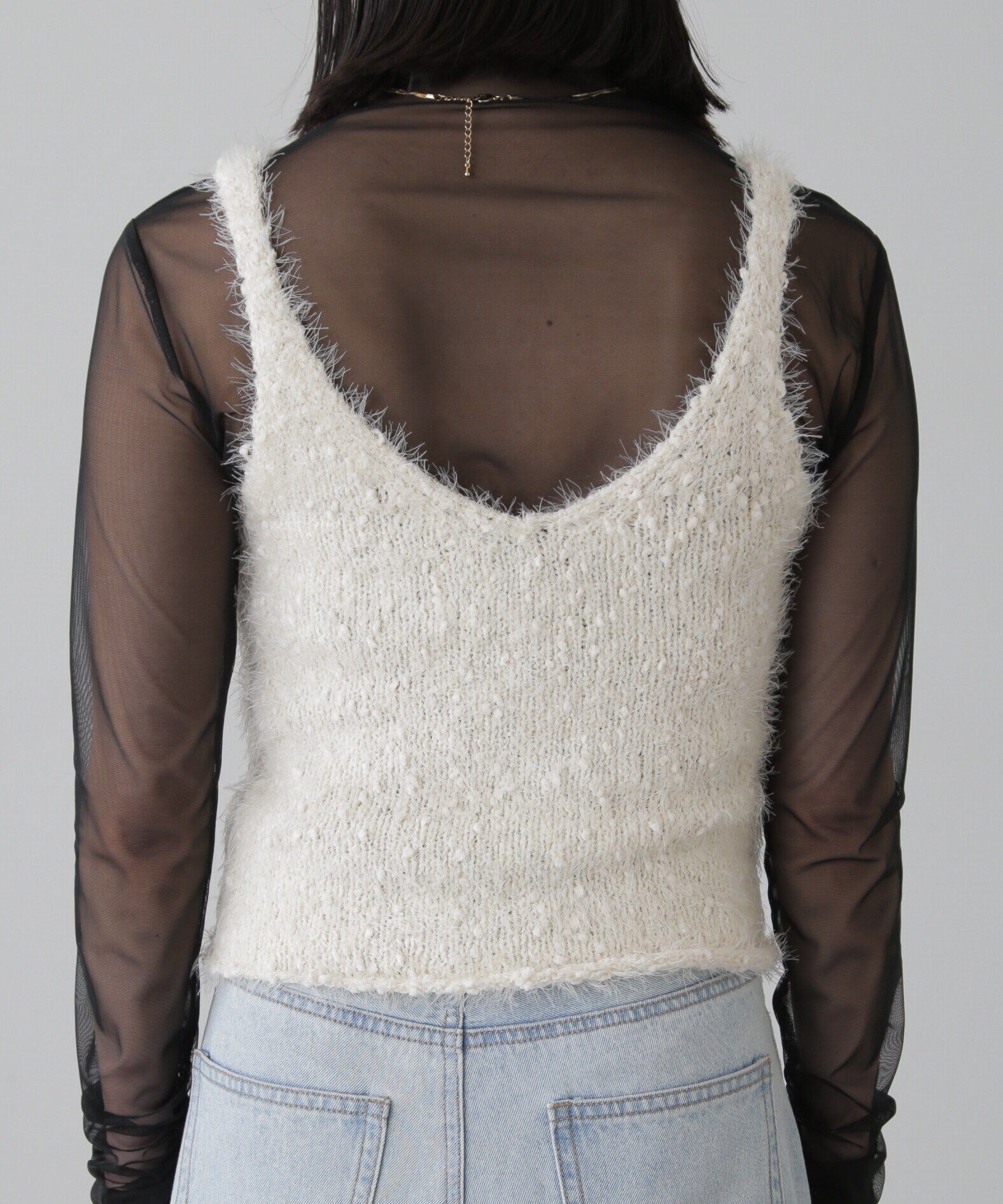  「フェザーニットタンクトップ」|ニット・セーター|