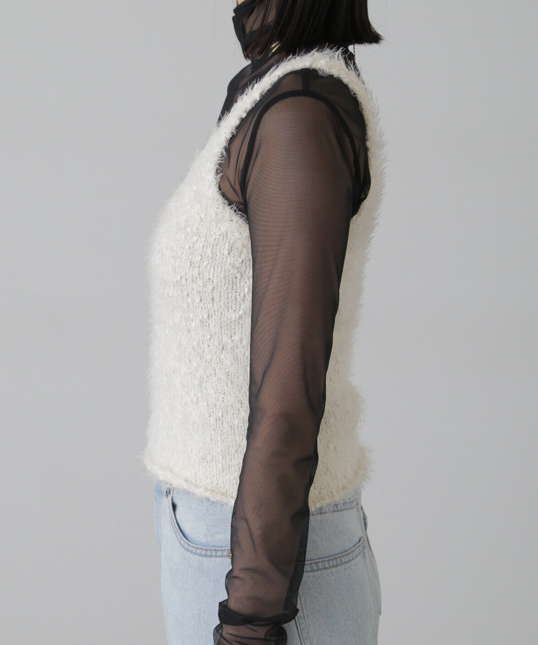  「フェザーニットタンクトップ」|ニット・セーター|