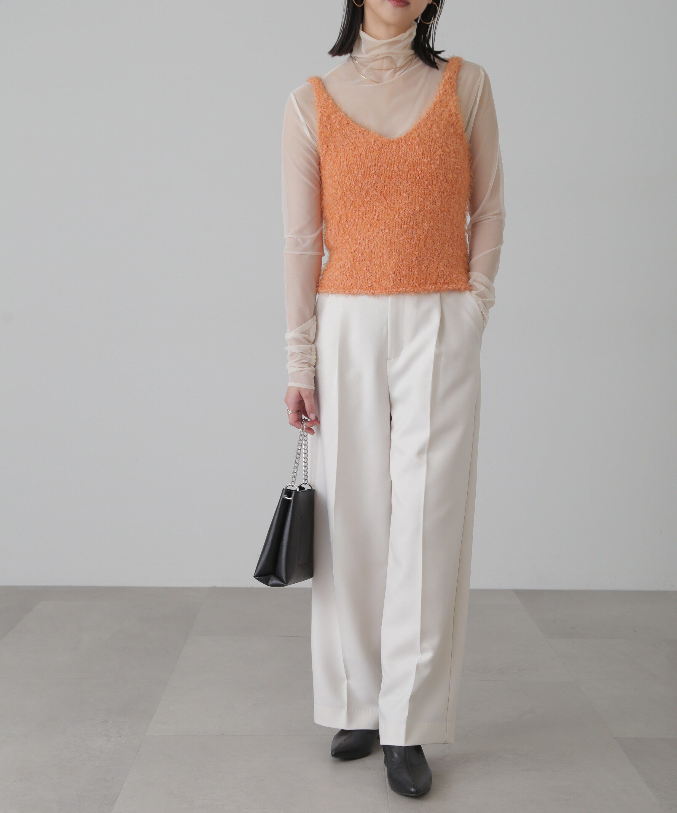  「フェザーニットタンクトップ」|ニット・セーター|