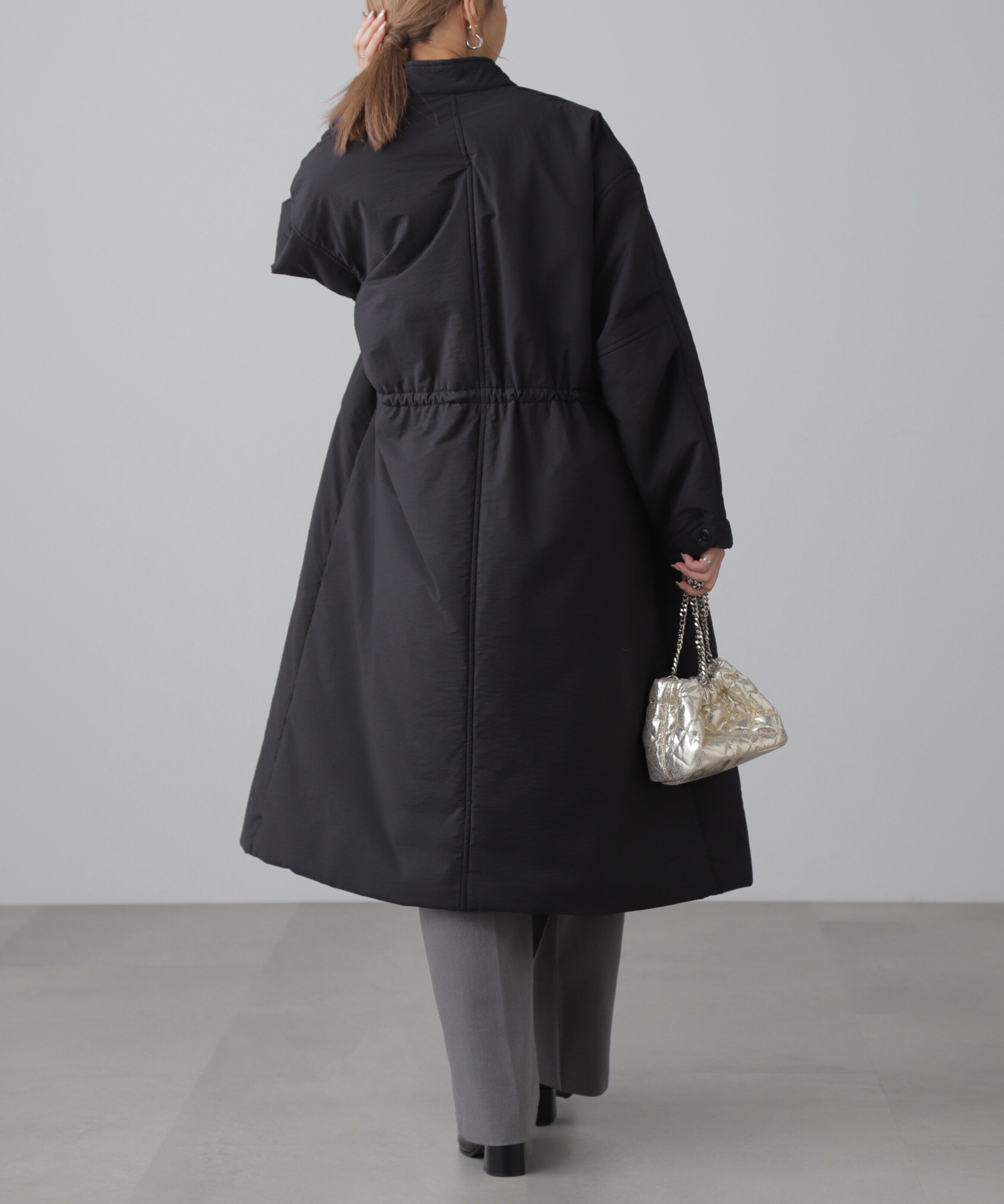  「中綿ロングミリタリーコート」|その他|