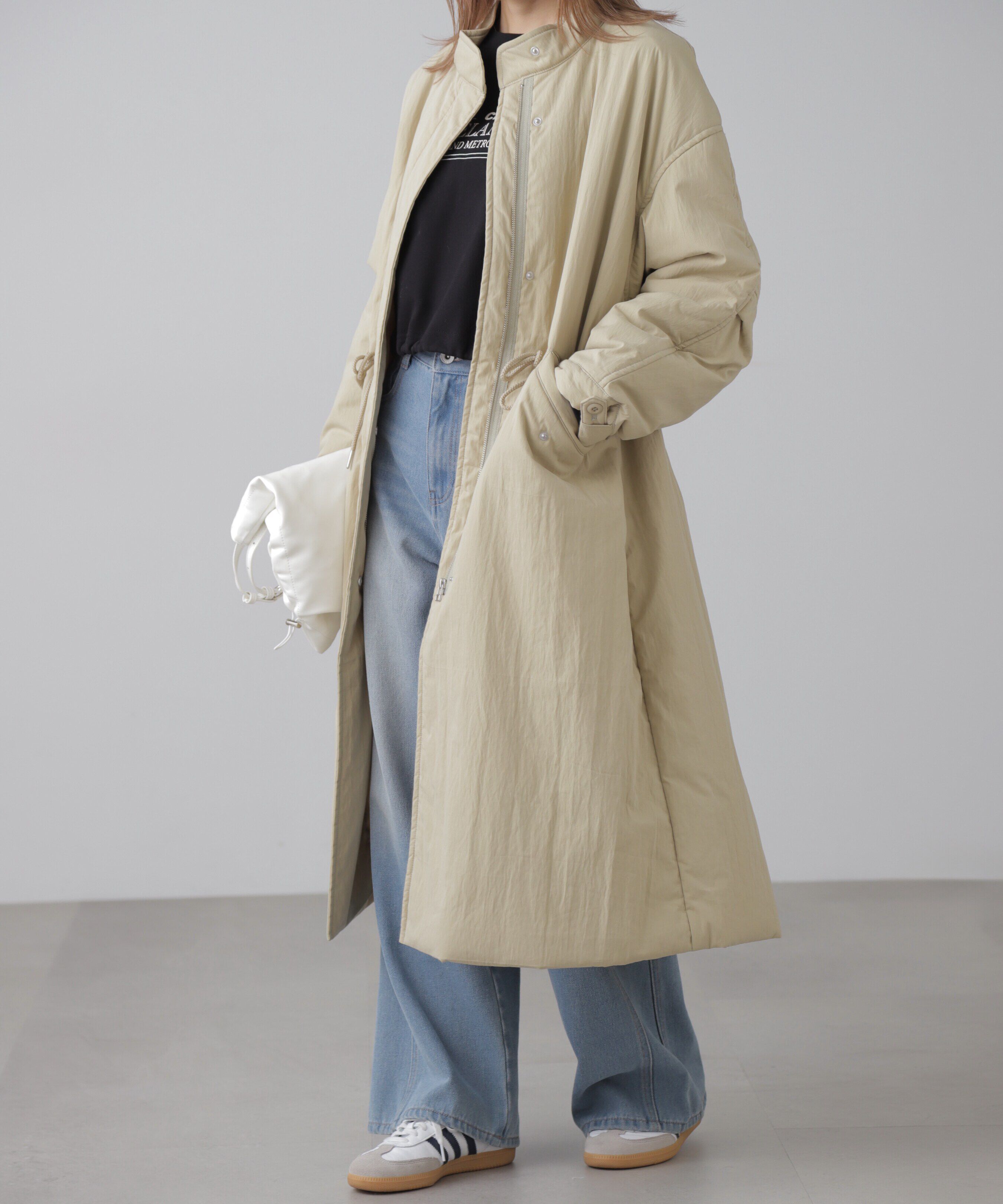  「中綿ロングミリタリーコート」|その他|