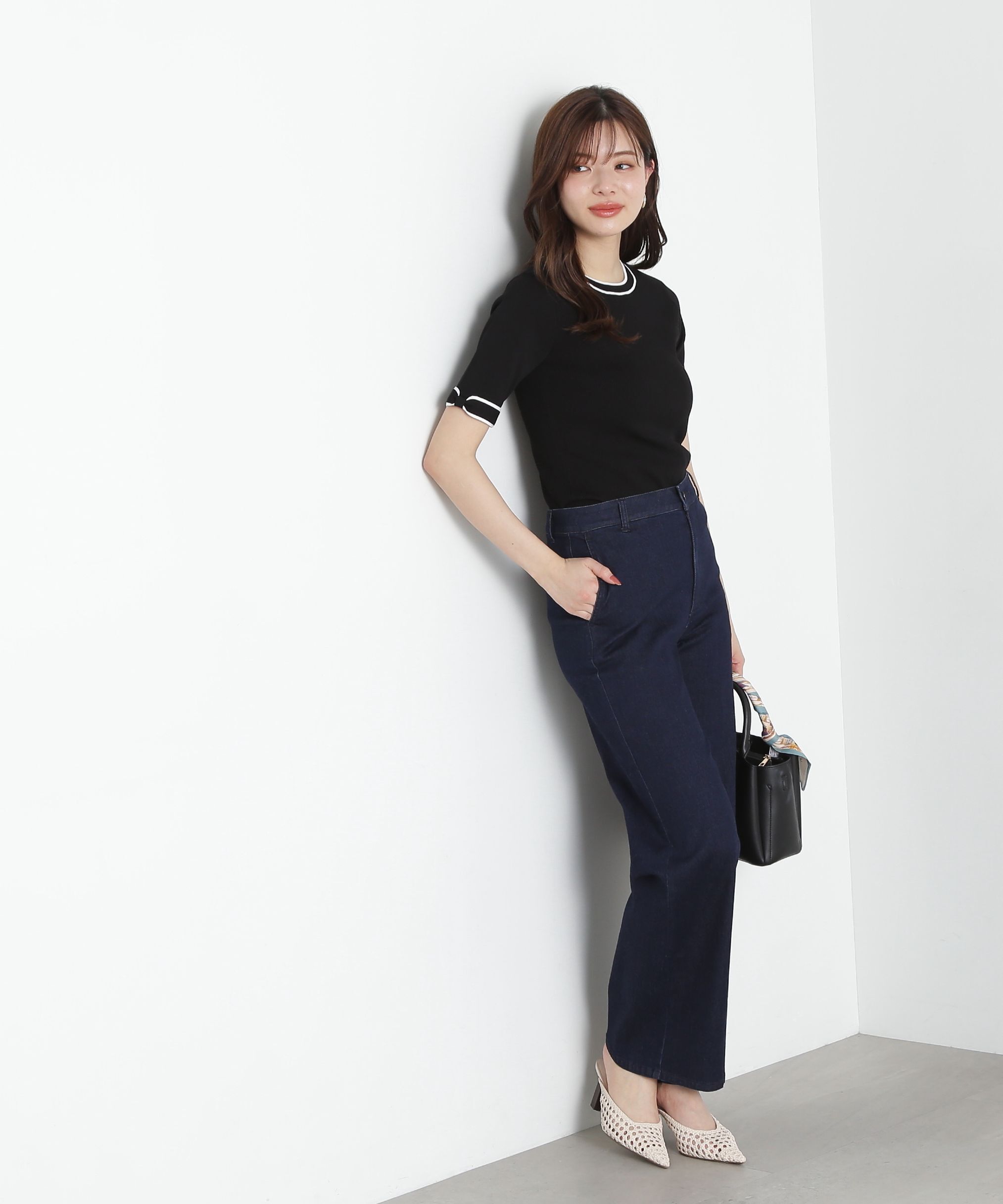 PROPORTION BODY DRESSING「リボンポイントニット」|ニット・セーター|