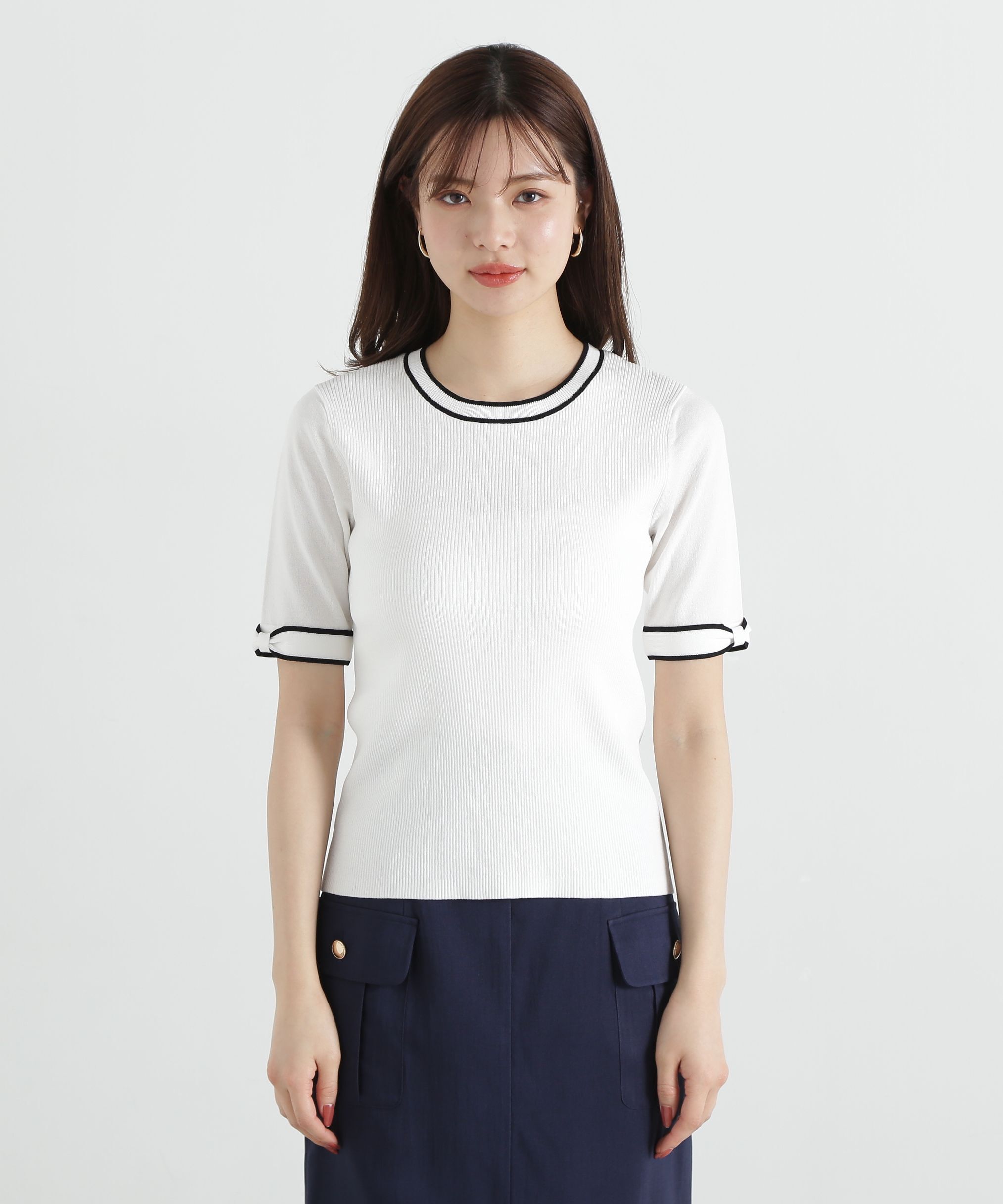 PROPORTION BODY DRESSING「リボンポイントニット」|ニット・セーター|