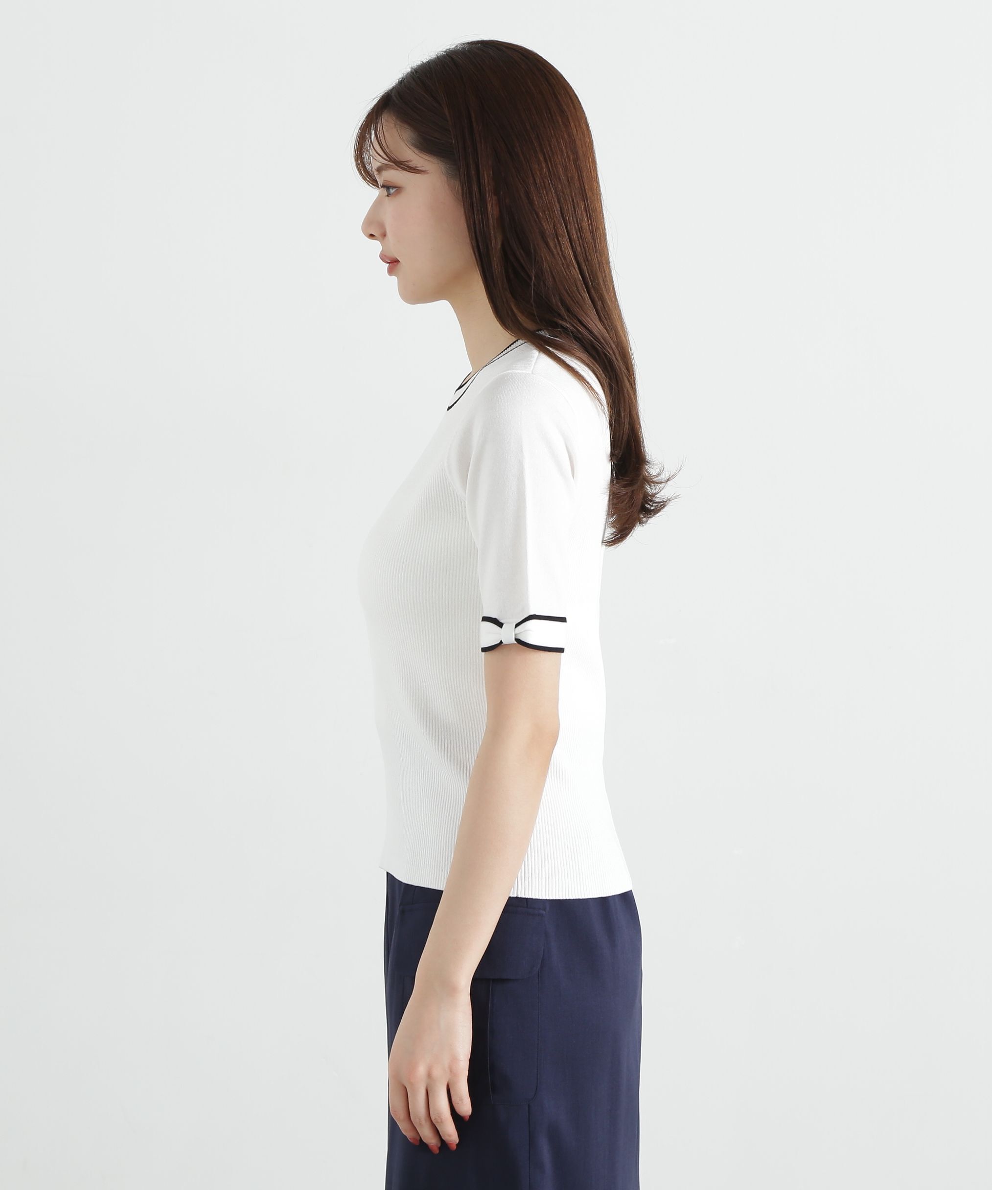 PROPORTION BODY DRESSING「リボンポイントニット」|ニット・セーター|