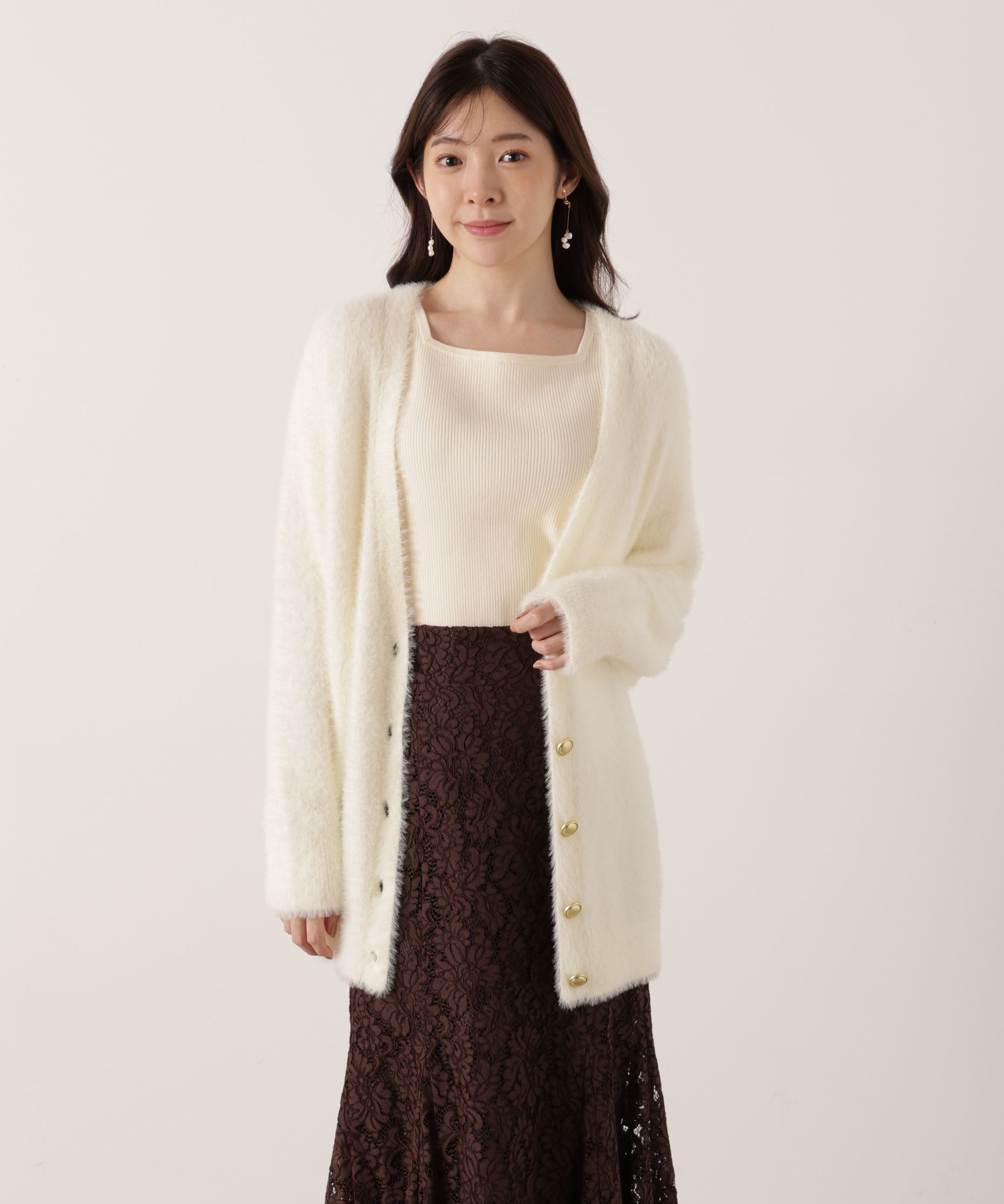 PROPORTION BODY DRESSING「レースマーメイドスカート 25AW」|スカート|