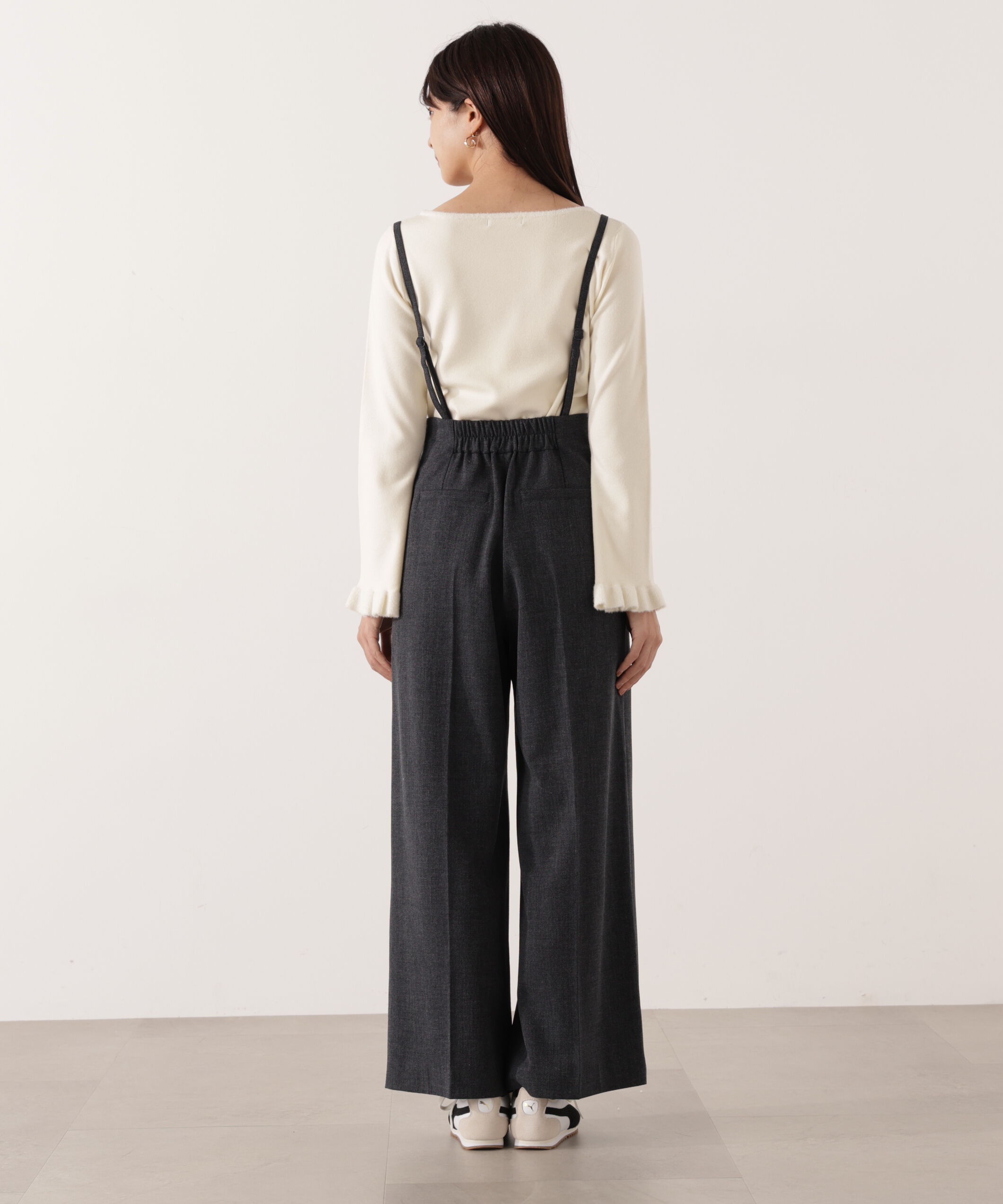 PROPORTION BODY DRESSING「フロント釦2wayワイドパンツ 25AW」|その他|