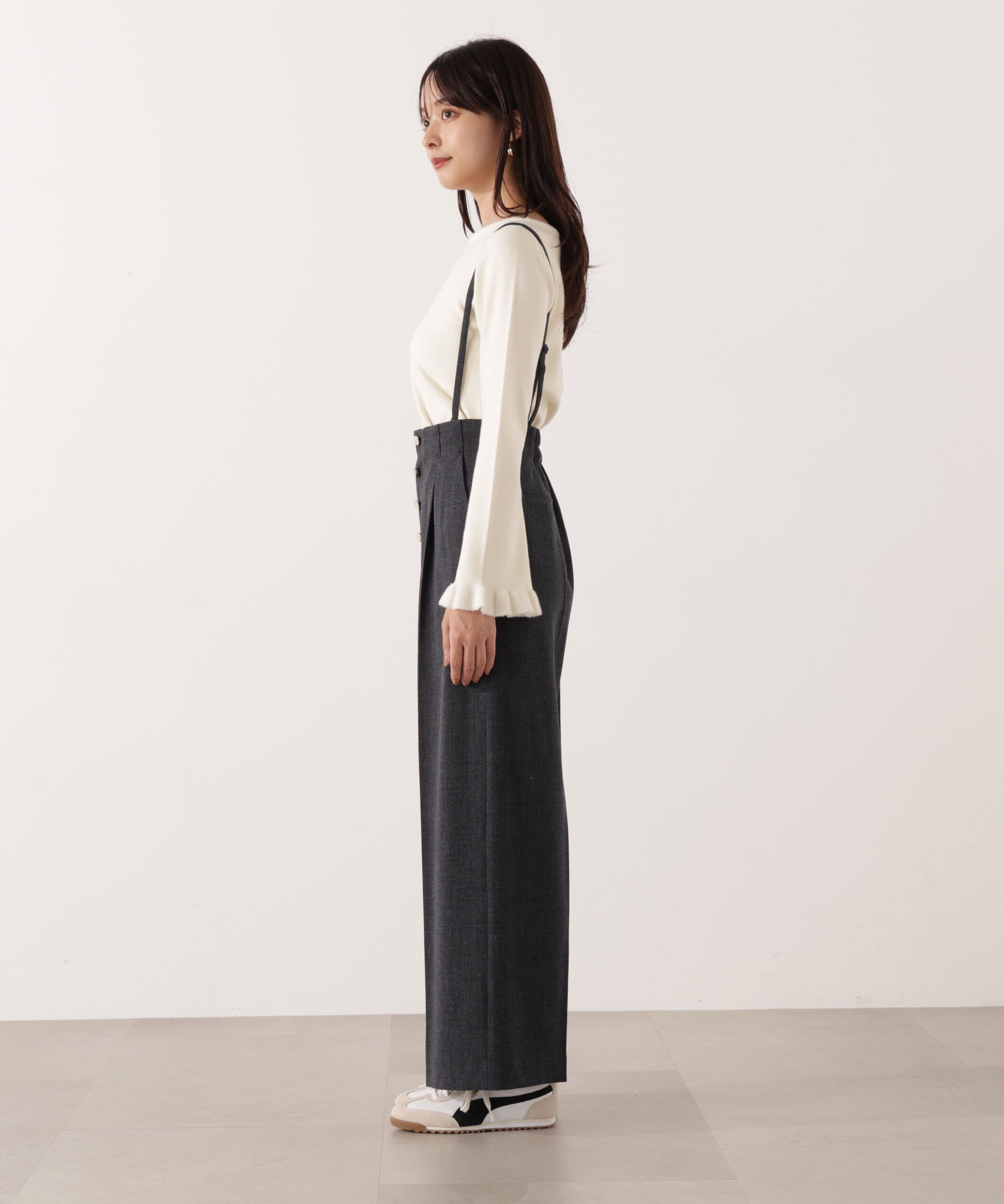 PROPORTION BODY DRESSING「フロント釦2wayワイドパンツ 25AW」|その他|