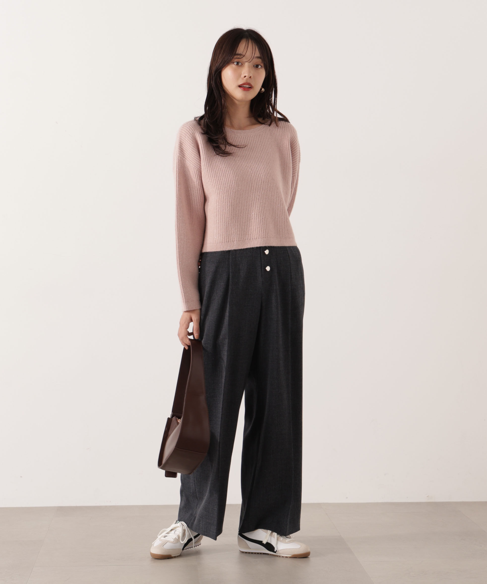 PROPORTION BODY DRESSING「フロント釦2wayワイドパンツ 25AW」|その他|