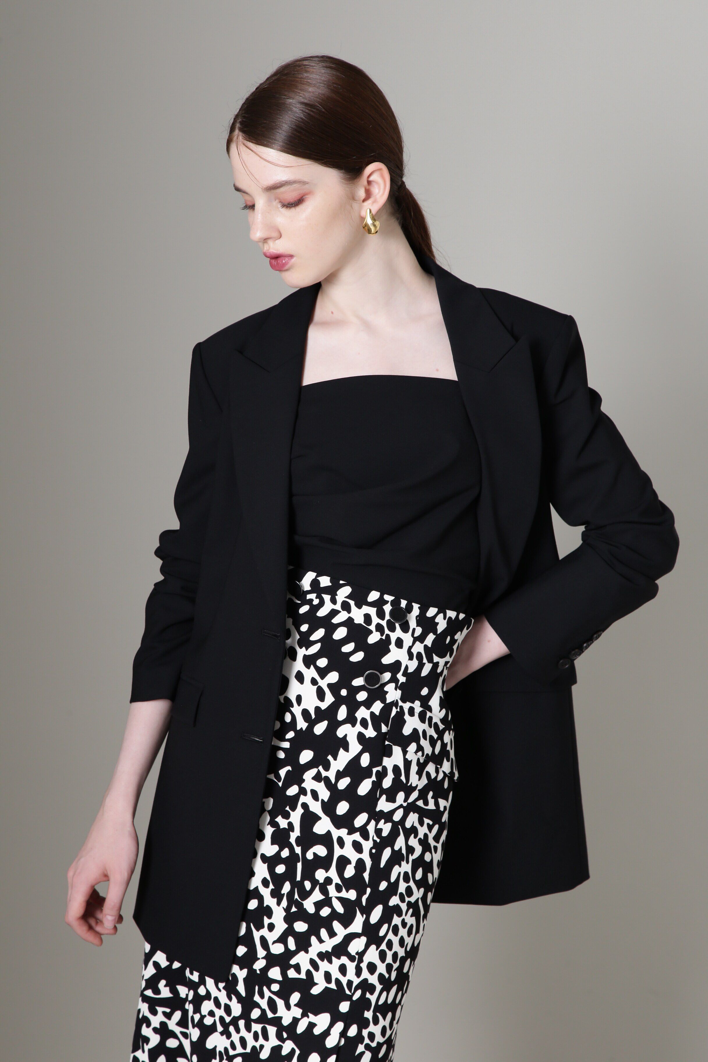  「◆セットアップベルテッドジャケット」|その他|ブラック