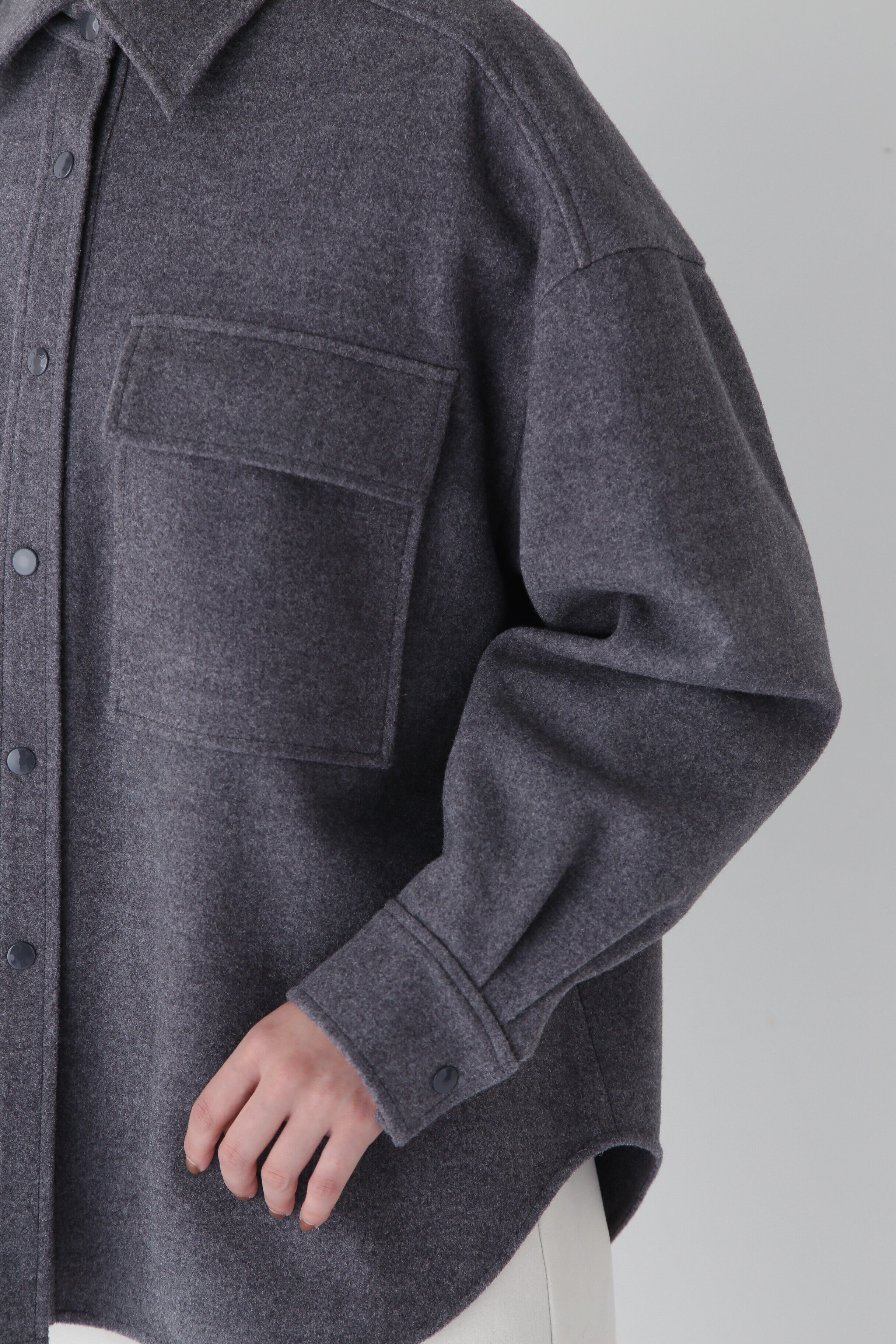  「◆メルトンジャージーＣＰＯシャツ」|シャツ・ブラウス|