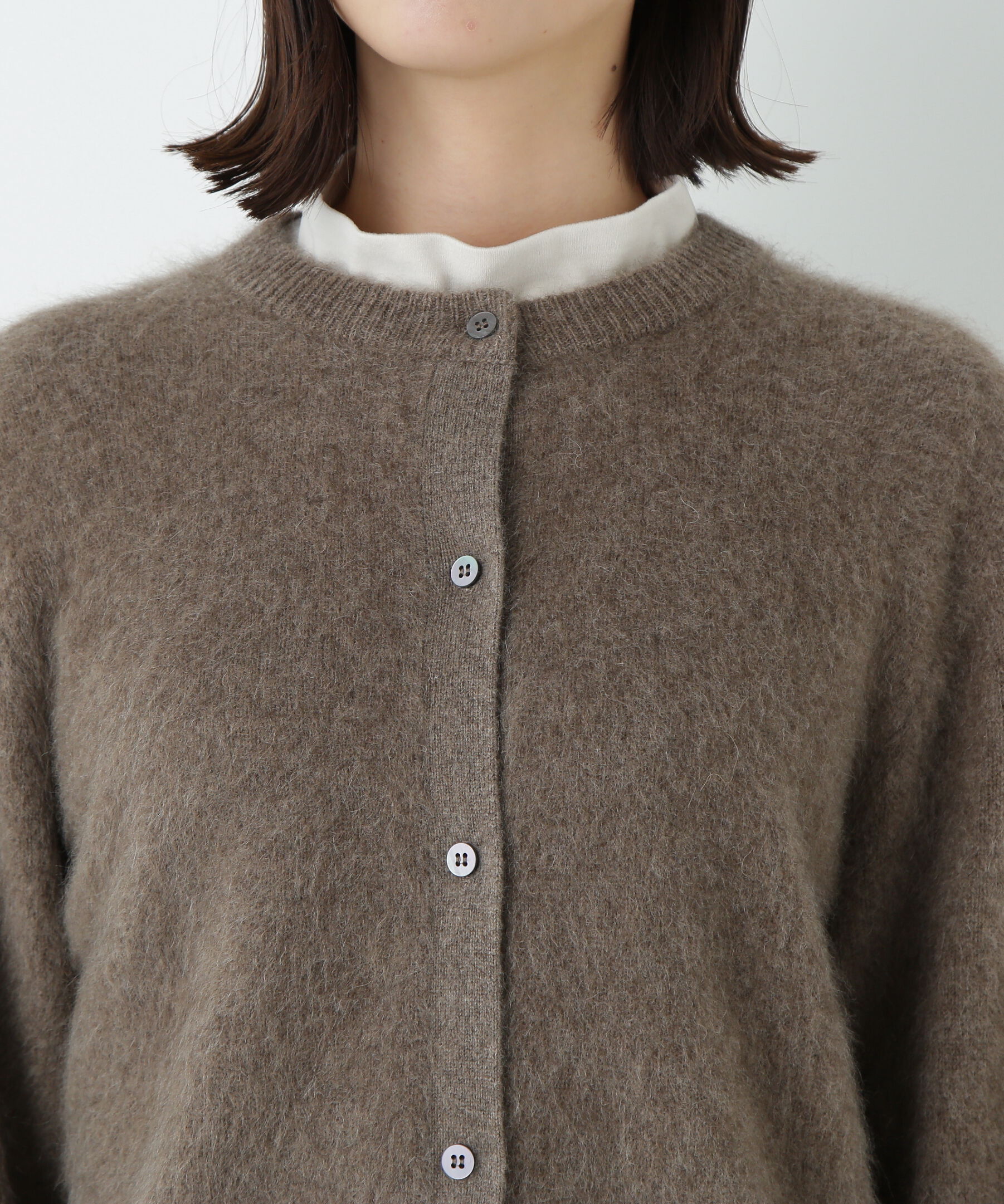  「ヤクへアリーカーディガン」|ニット・セーター|