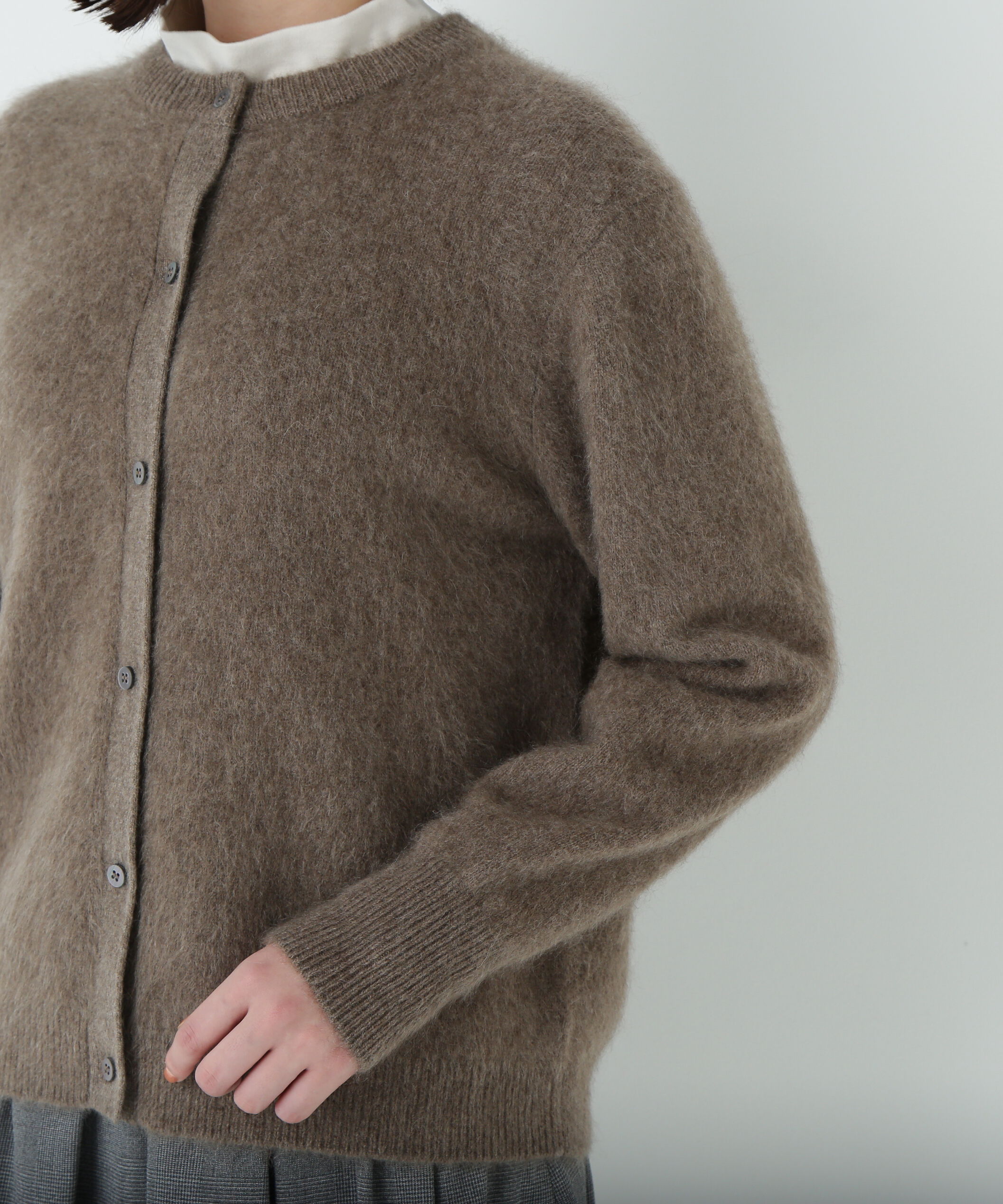  「ヤクへアリーカーディガン」|ニット・セーター|