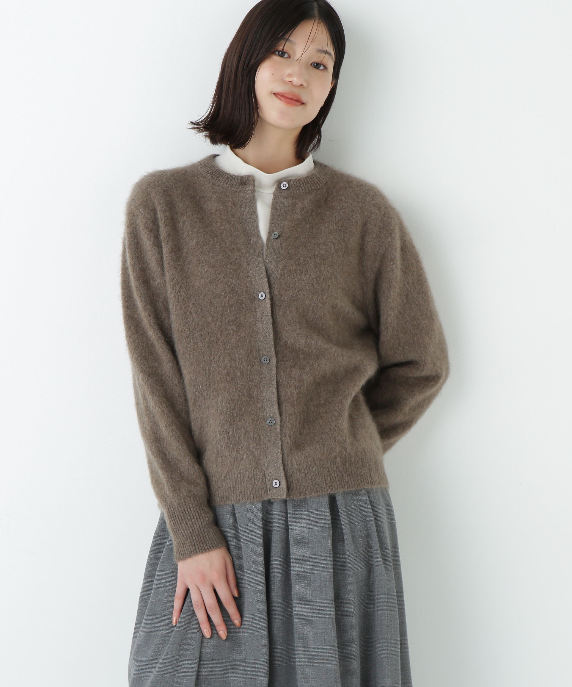  「ヤクへアリーカーディガン」|ニット・セーター|