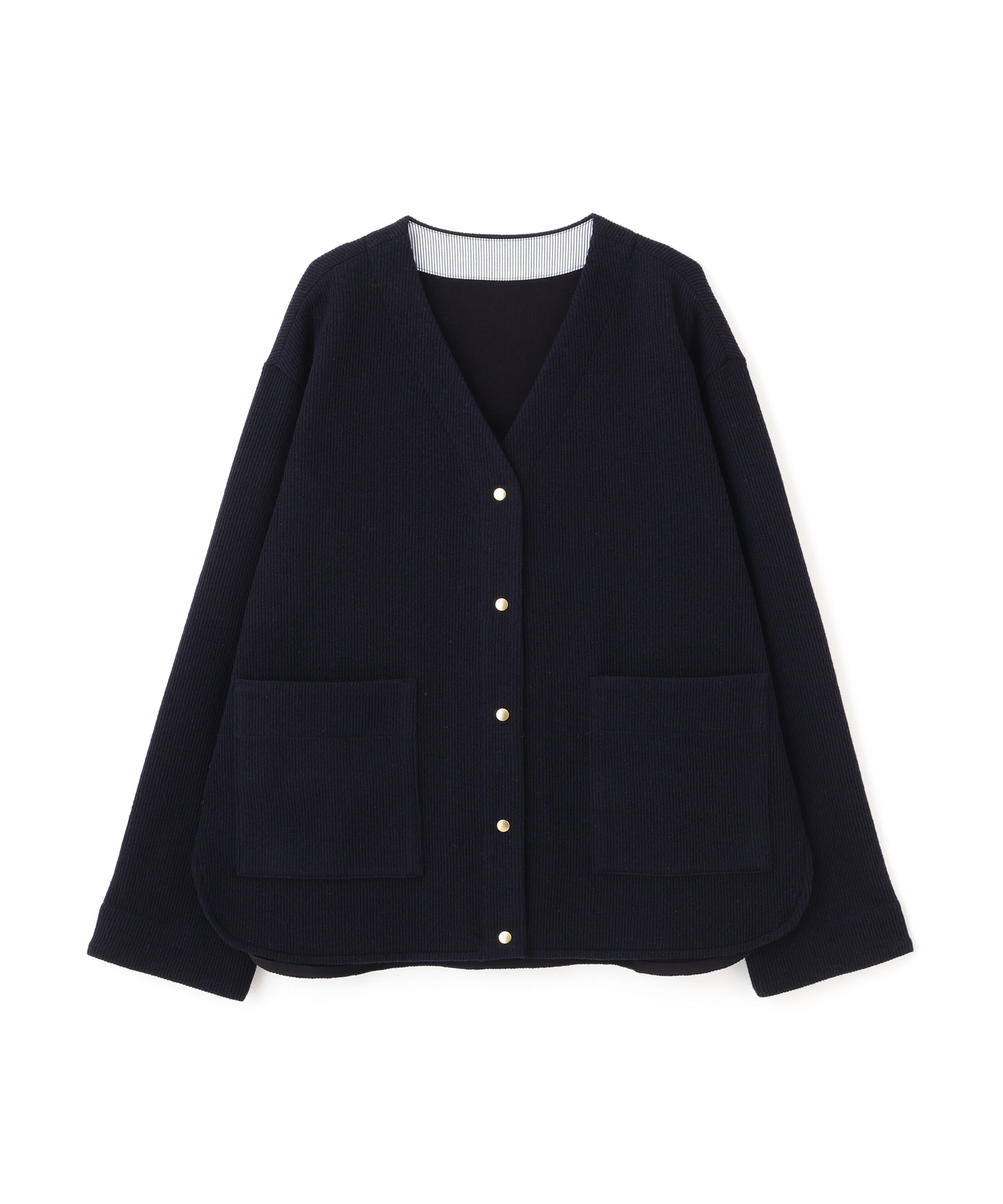  「◆クォーターゲージＶネックカーディガン」|ブルゾン・スタジャン|