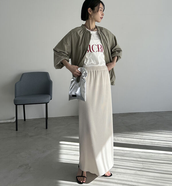 Doux archives「ネックギャザーブルゾン」|テーラードジャケット|