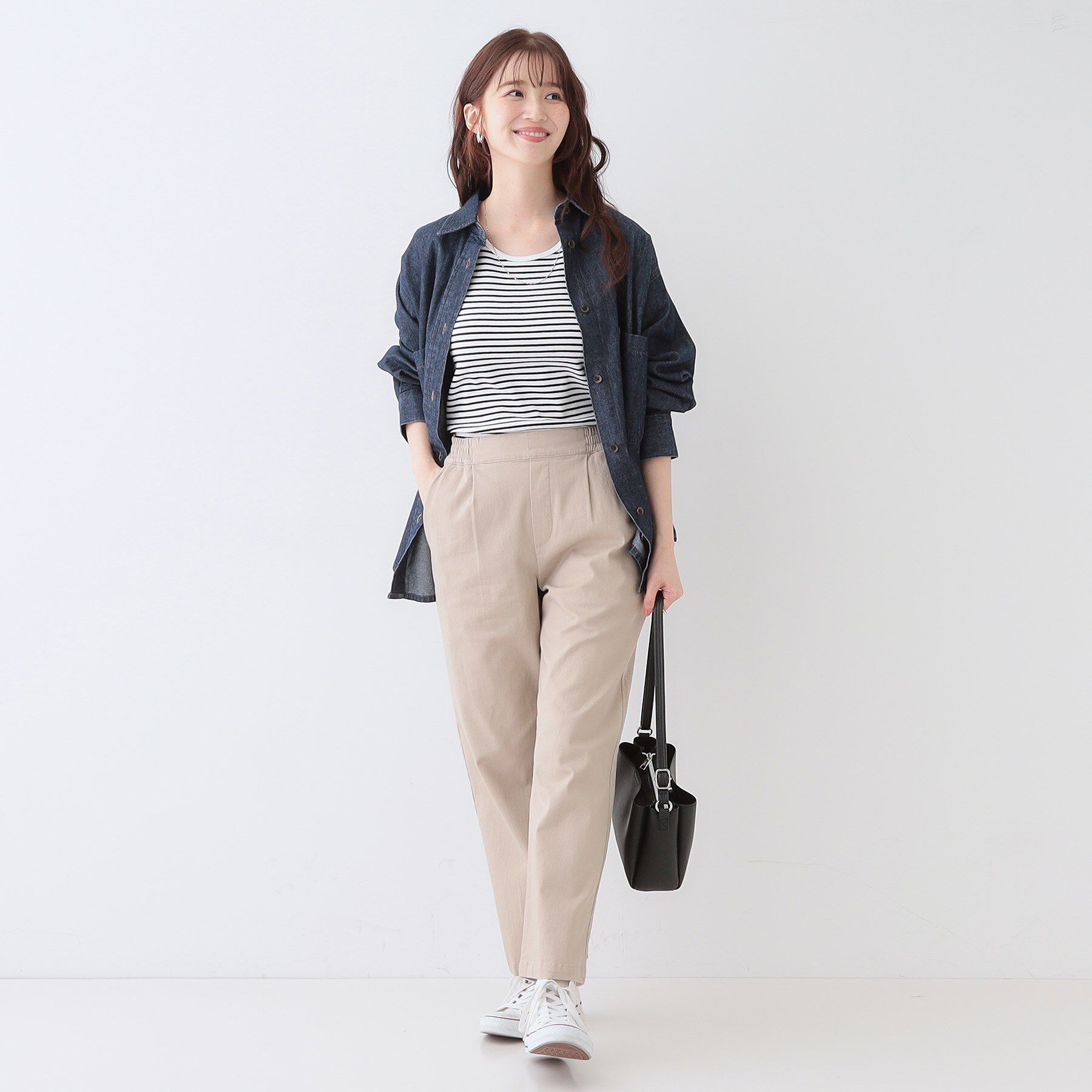 SHOO･LA･RUE「【洗える/S-LL】色違いで揃えたい テレコリブタンクトップ」|キャミソール|