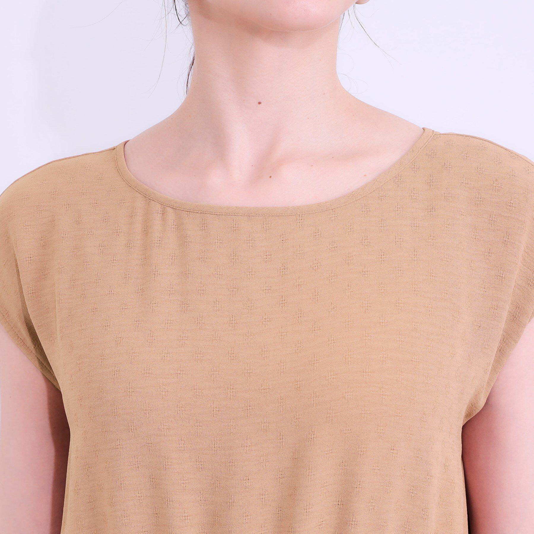 SHOO･LA･RUE「【S-LL】さらりと1枚で決まる ジャカードワンピース」|ワンピース|