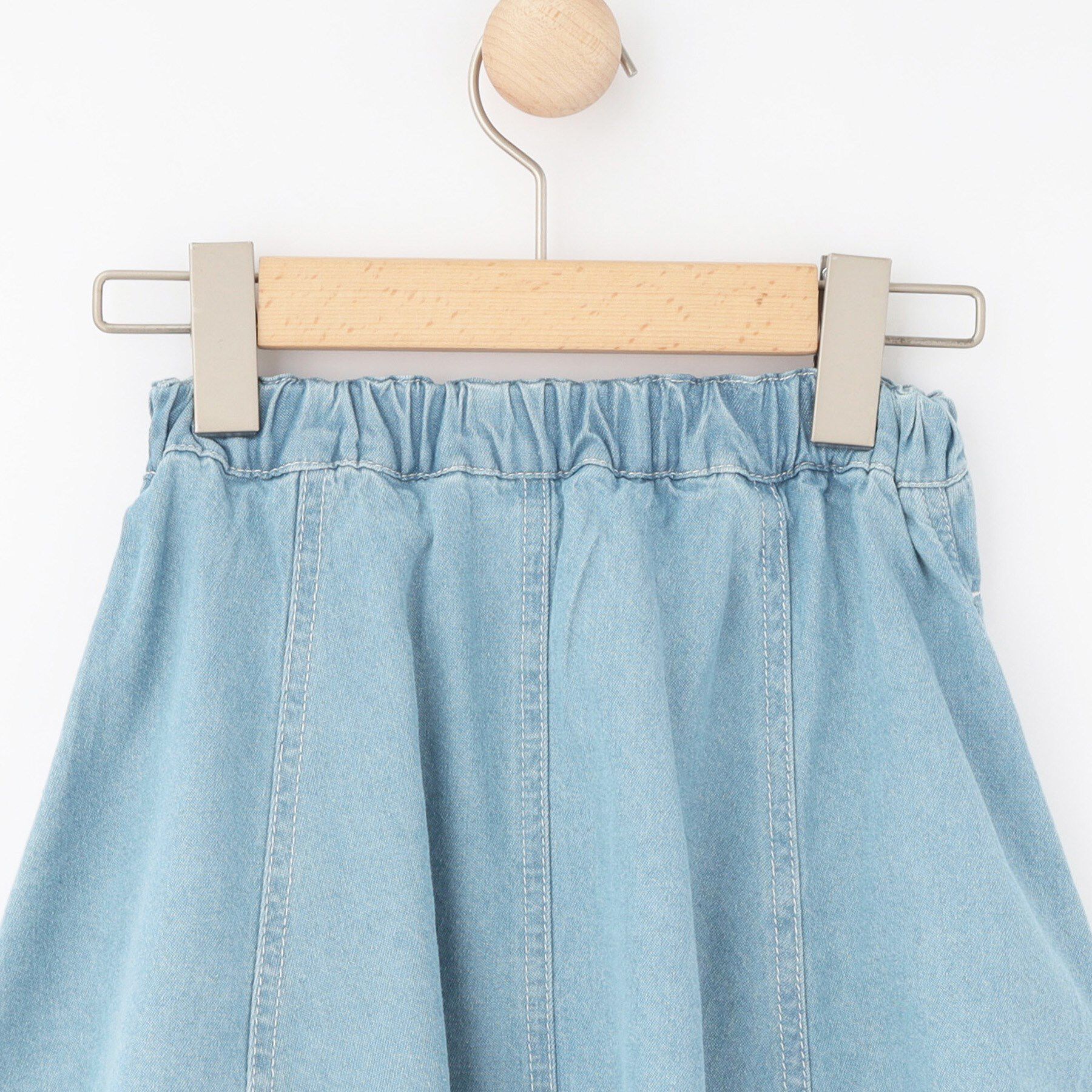 SHOO･LA･RUE「【100-150cm/ひんやり】インパン付きフレアスカート」|スカート|