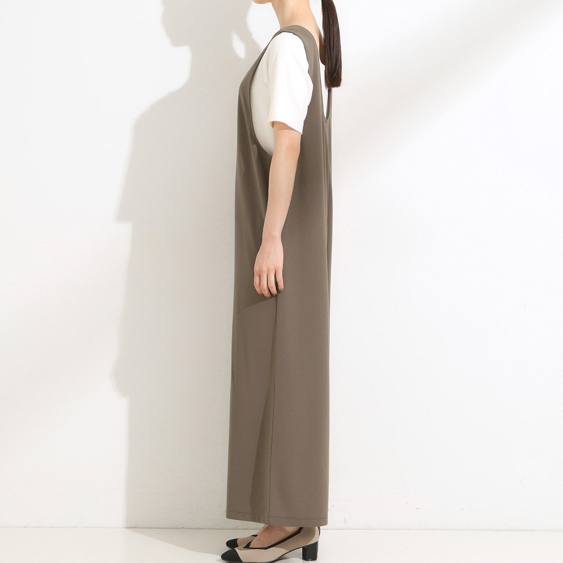 SHOO･LA･RUE「【前後2WAY/洗える】さらっと着られるサロペット」|オールインワン|