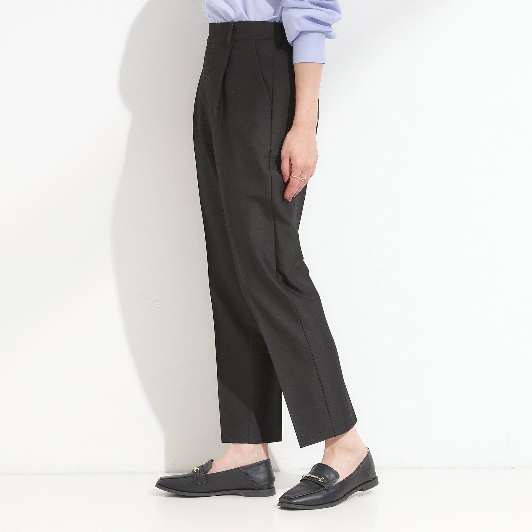 SHOO･LA･RUE「【洗える/SS-LL/美脚シルエット】すっきりきれい見え テーパードパンツ」|その他|