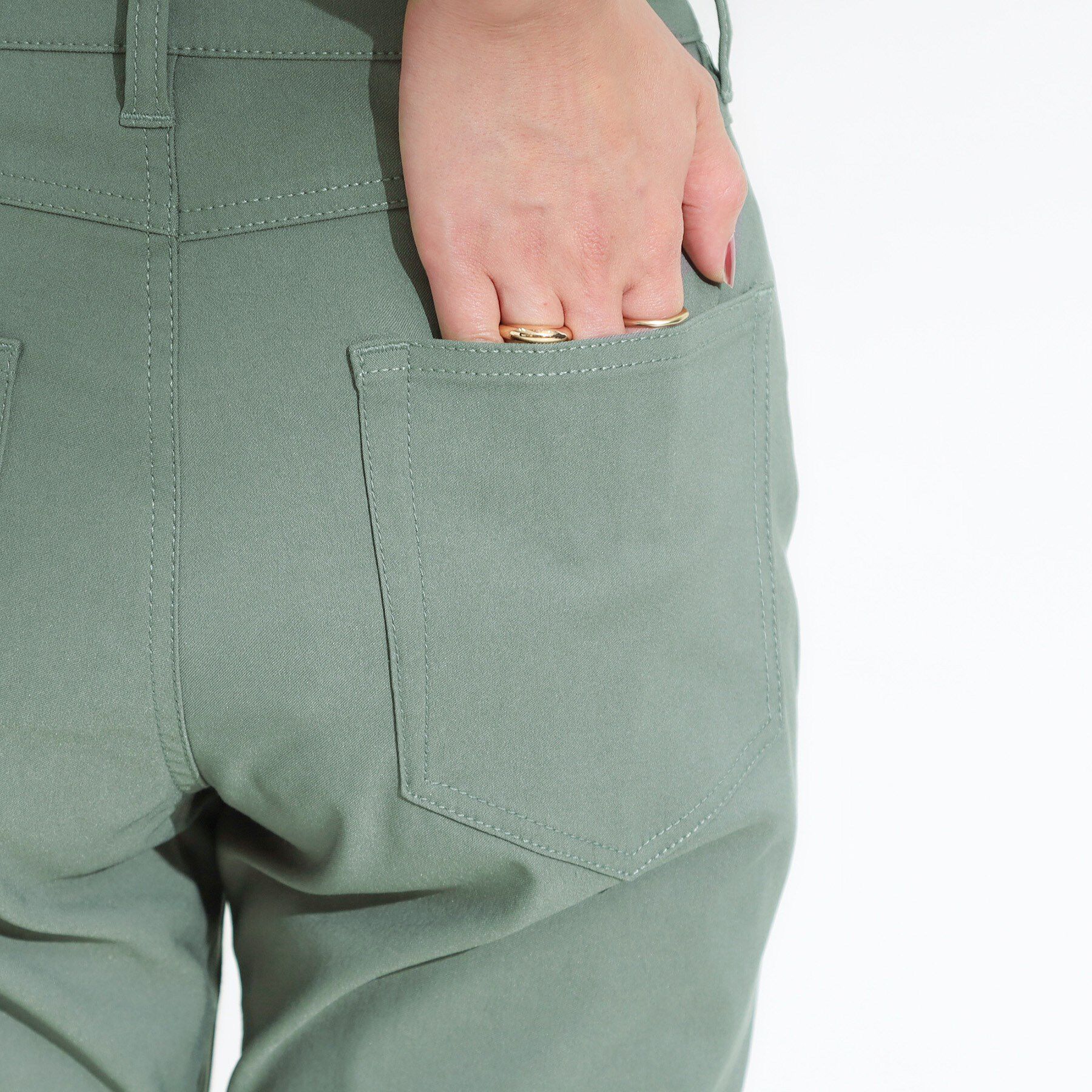 SHOO･LA･RUE「【S-LL】ぐんぐん伸びる ハイパースキニーパンツ」|その他|