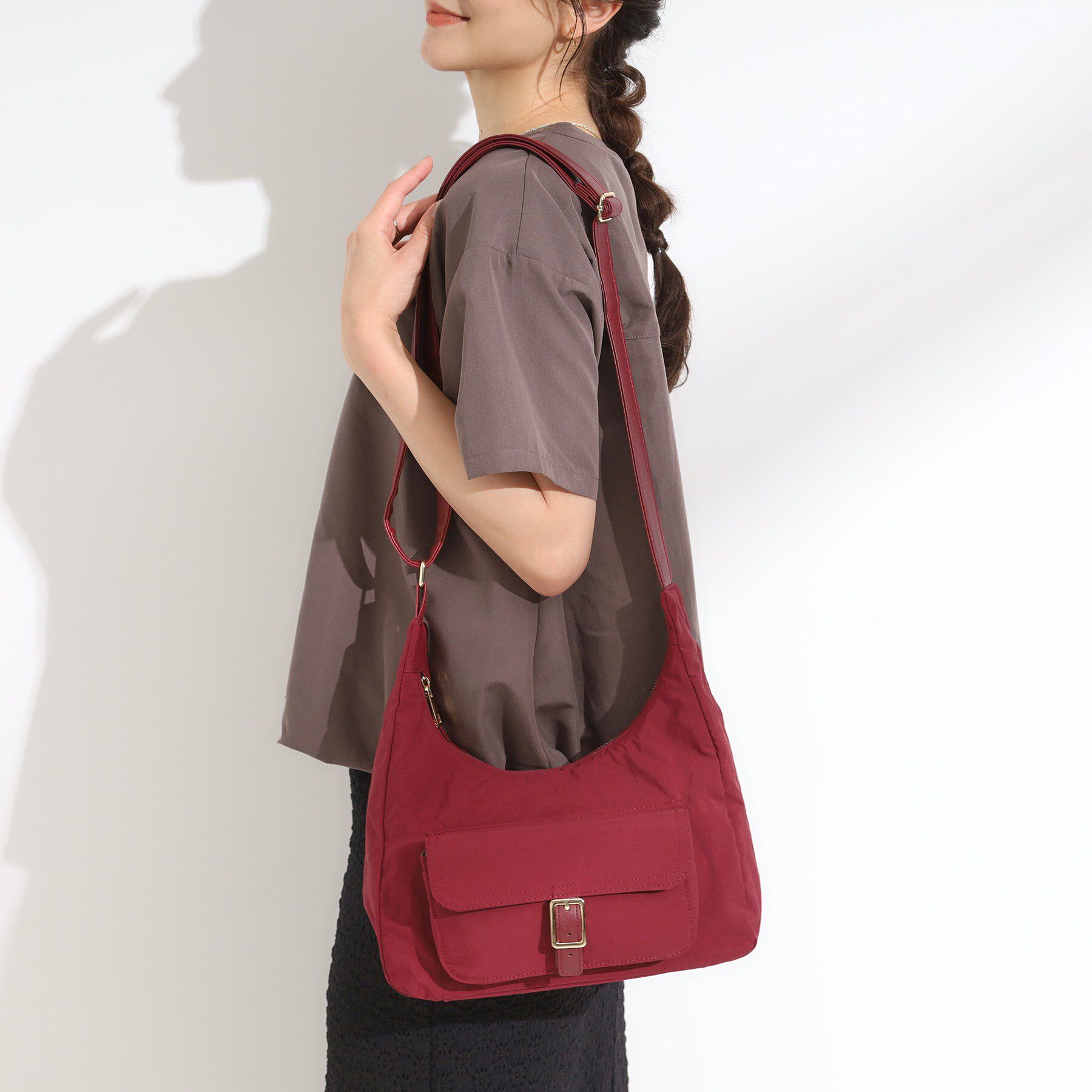 SHOO･LA･RUE「【撥水】立体ポケットショルダーバッグ」|ショルダー・メッセンジャー|