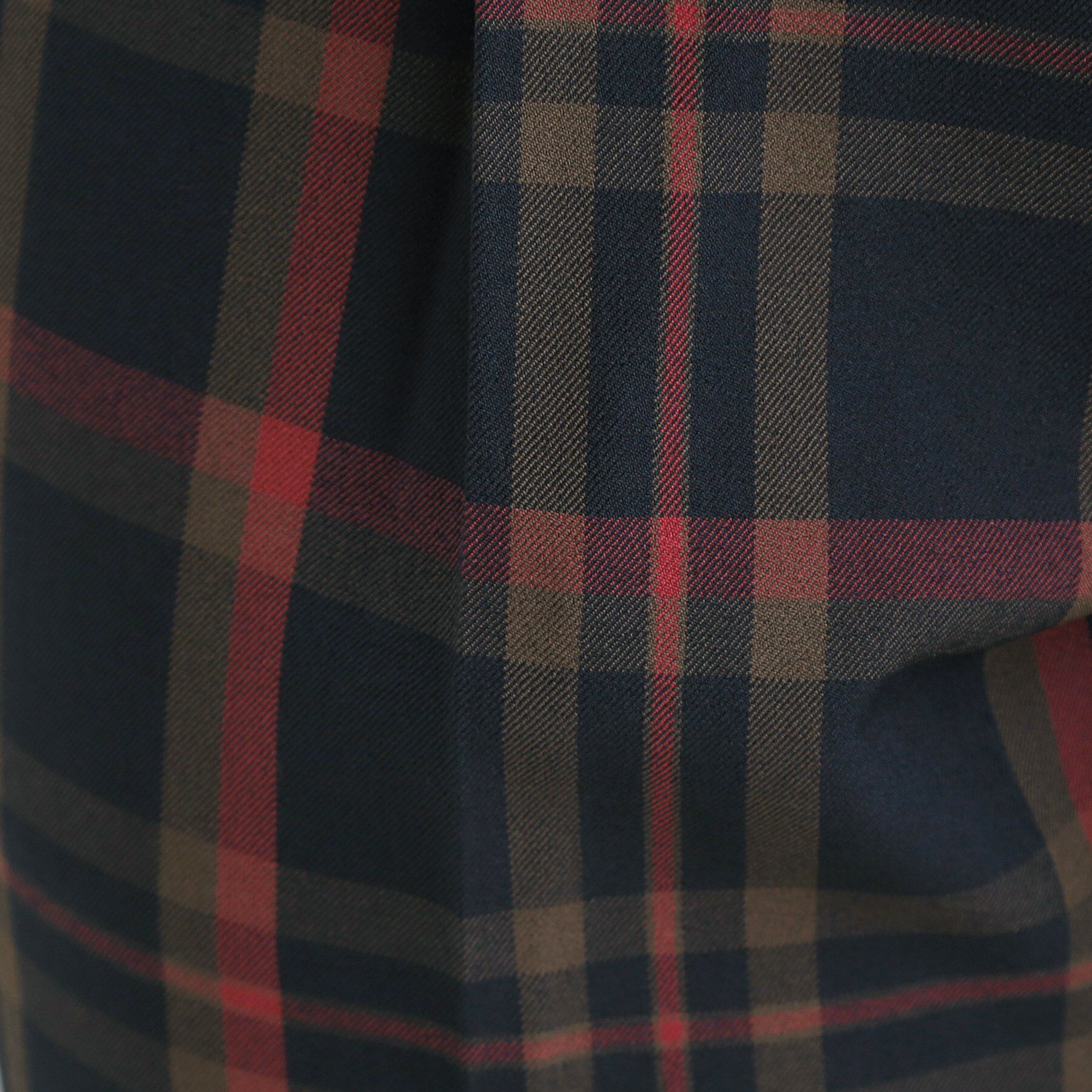 SHOO･LA･RUE「【S-LL/チェック柄アソート】脚のラインをきれいに見せる タックテーパードパンツ」|その他|