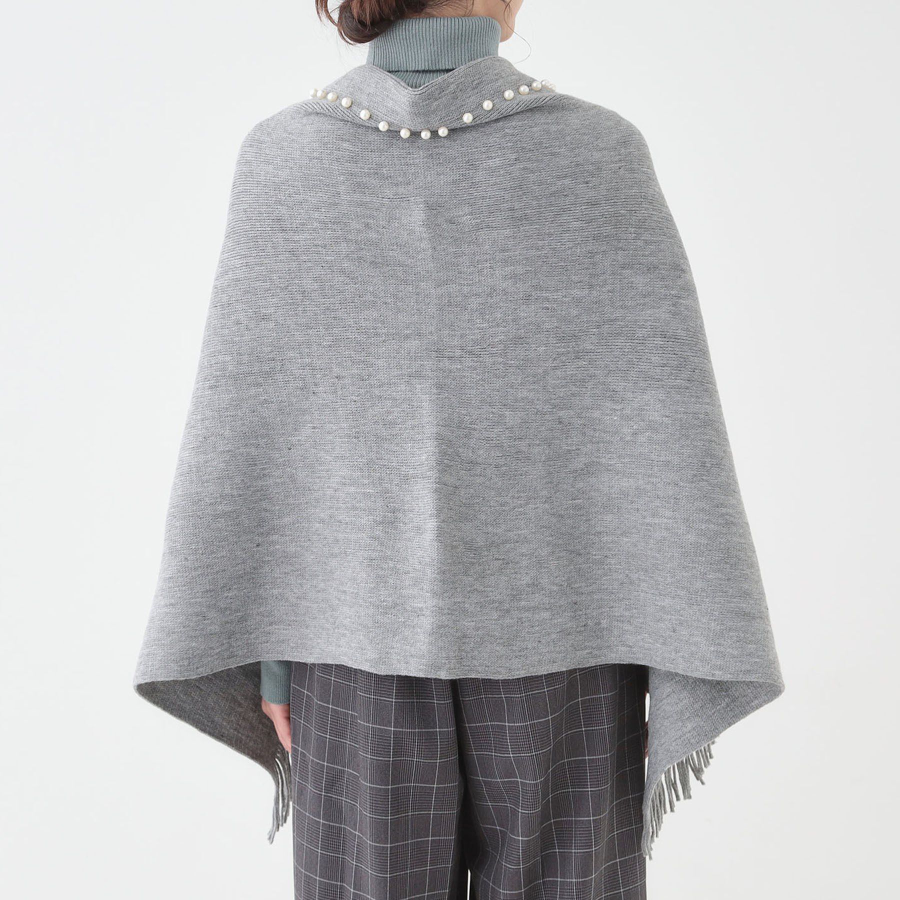 SHOO･LA･RUE「パール調ラインケープ」|その他|