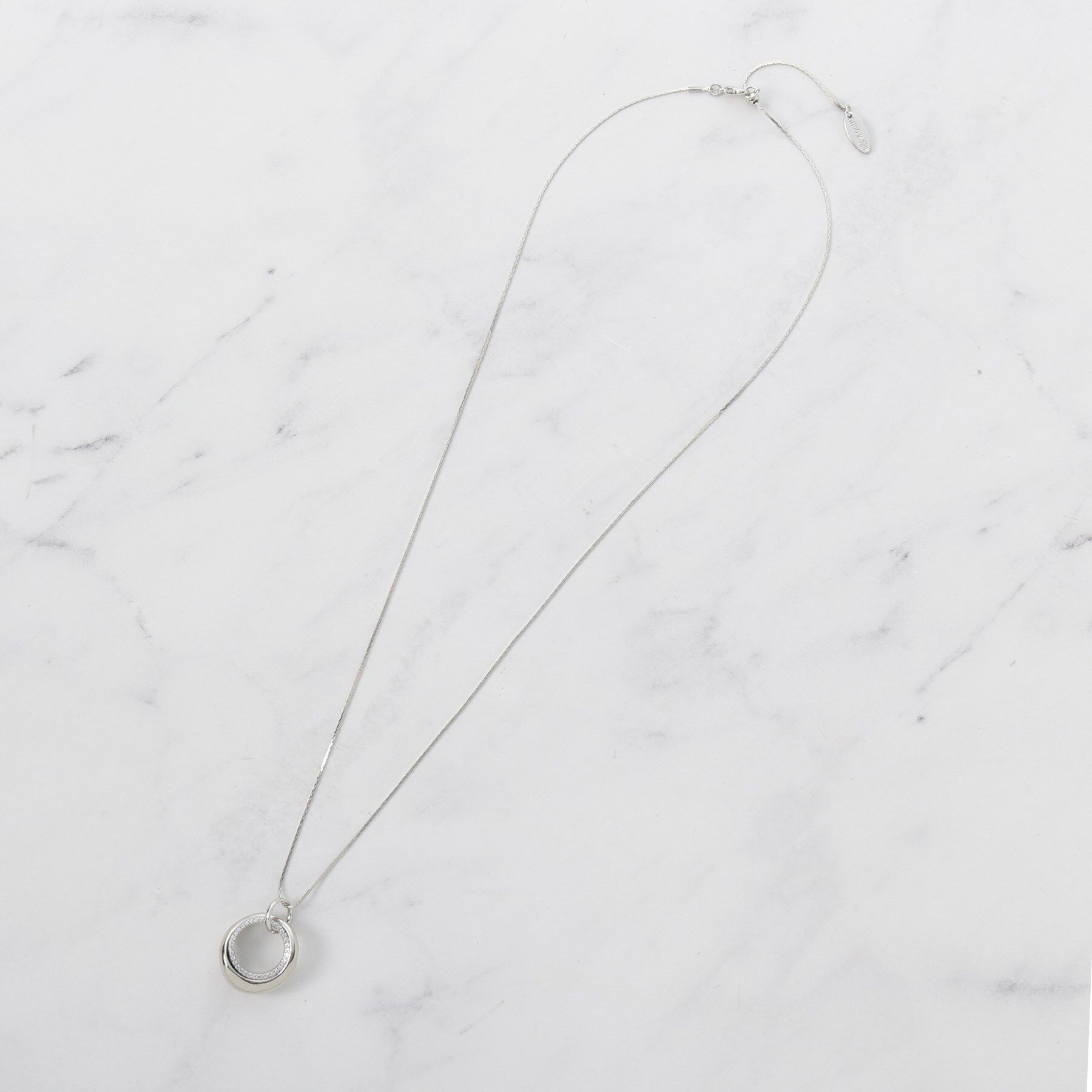 SHOO･LA･RUE「ミニダブルリングネックレス」|ネックレス|