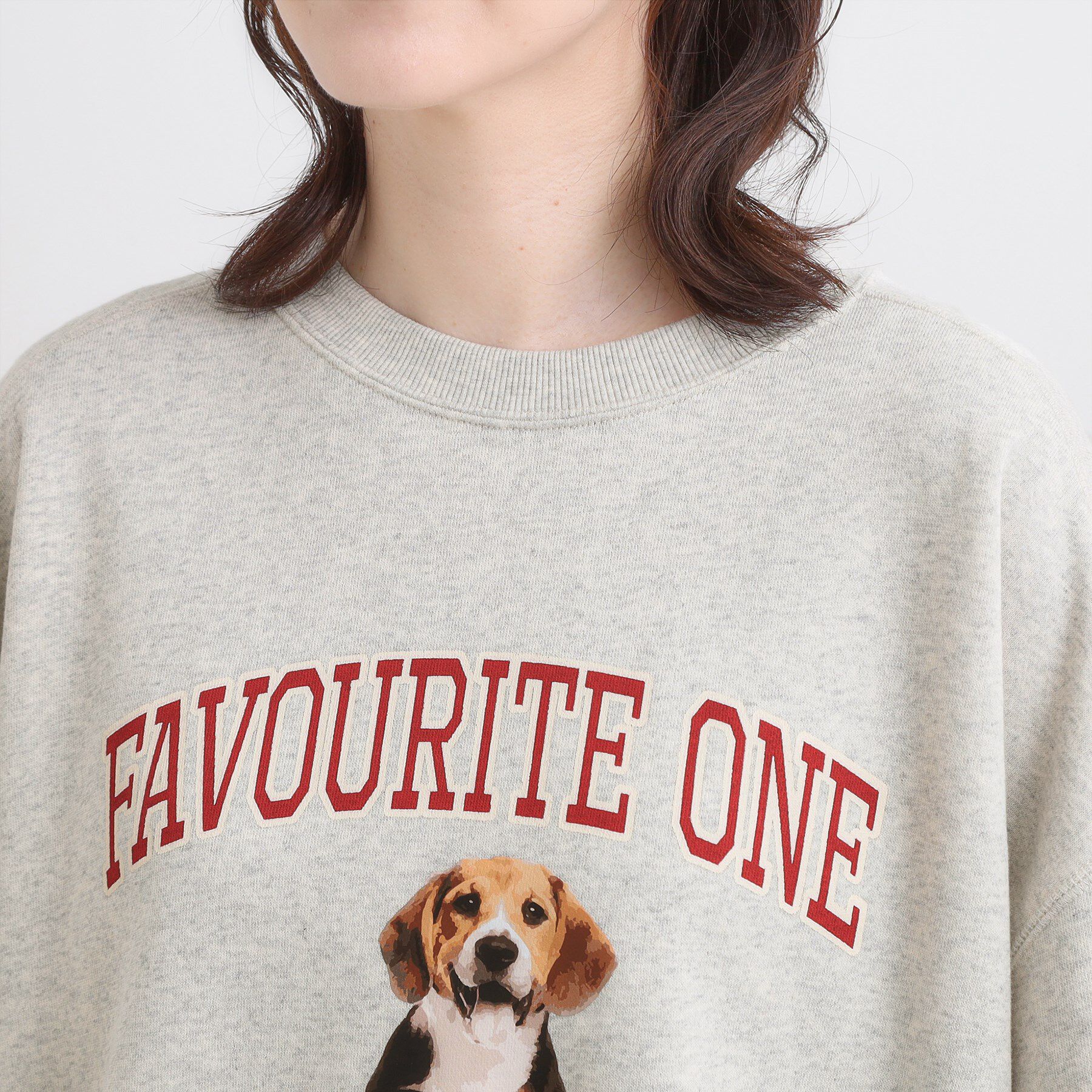 SHOO･LA･RUE「【選べる4柄】グラフィックアソート オーバーサイズ 裏毛スウェット」|パーカー|