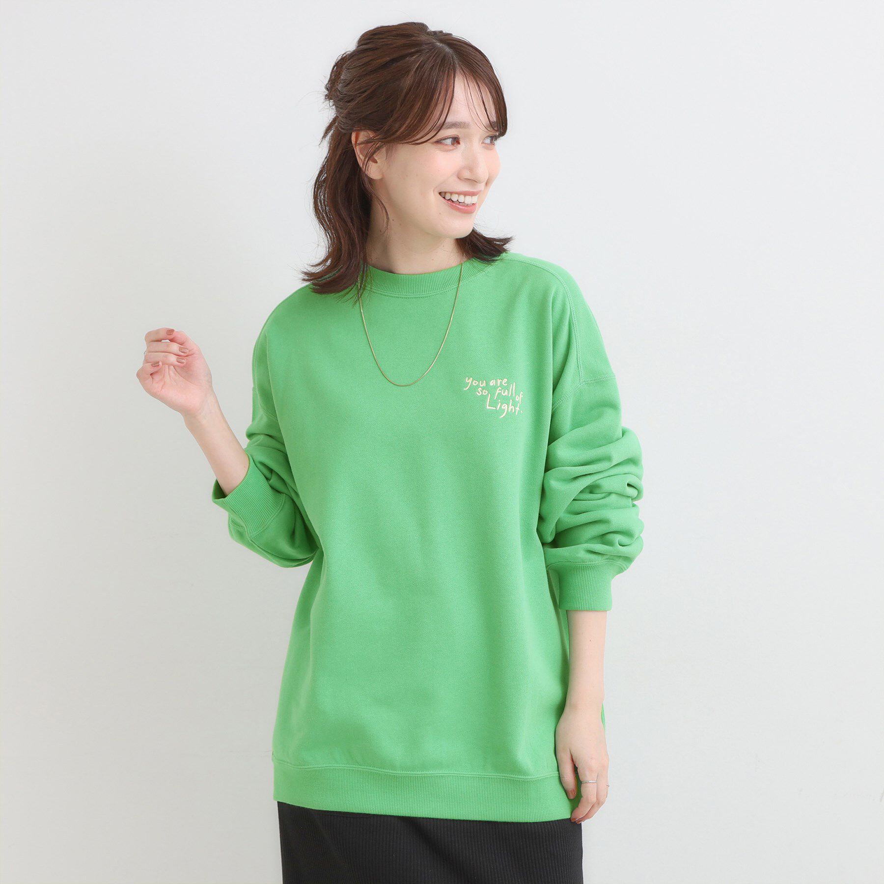 SHOO･LA･RUE「【選べる4柄】グラフィックアソート オーバーサイズ 裏毛スウェット」|パーカー|