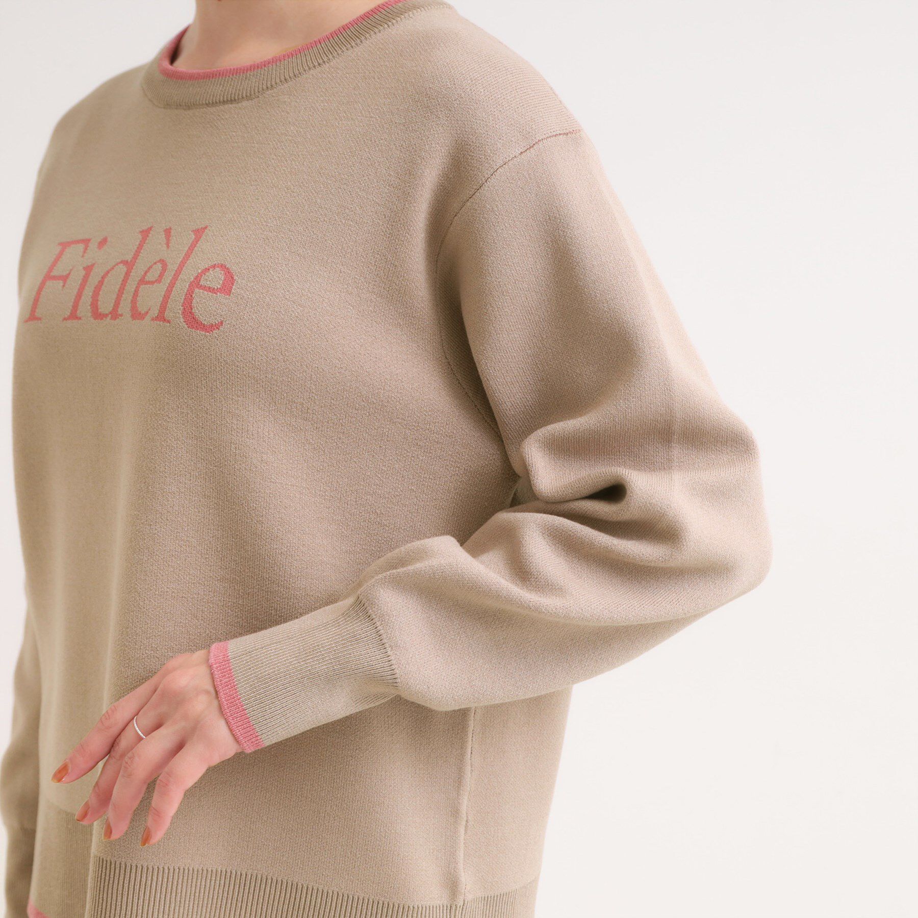 SHOO･LA･RUE「【洗濯機可/毛玉レス】大人世代も取り入れやすい スウェットライク アソートニット」|ニット・セーター|