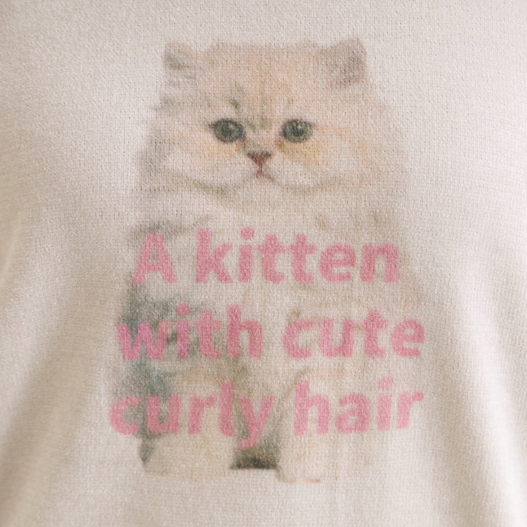 SHOO･LA･RUE「【S-LL】アニマルプリントが目を惹く 柔らかモールニット」|ニット・セーター|