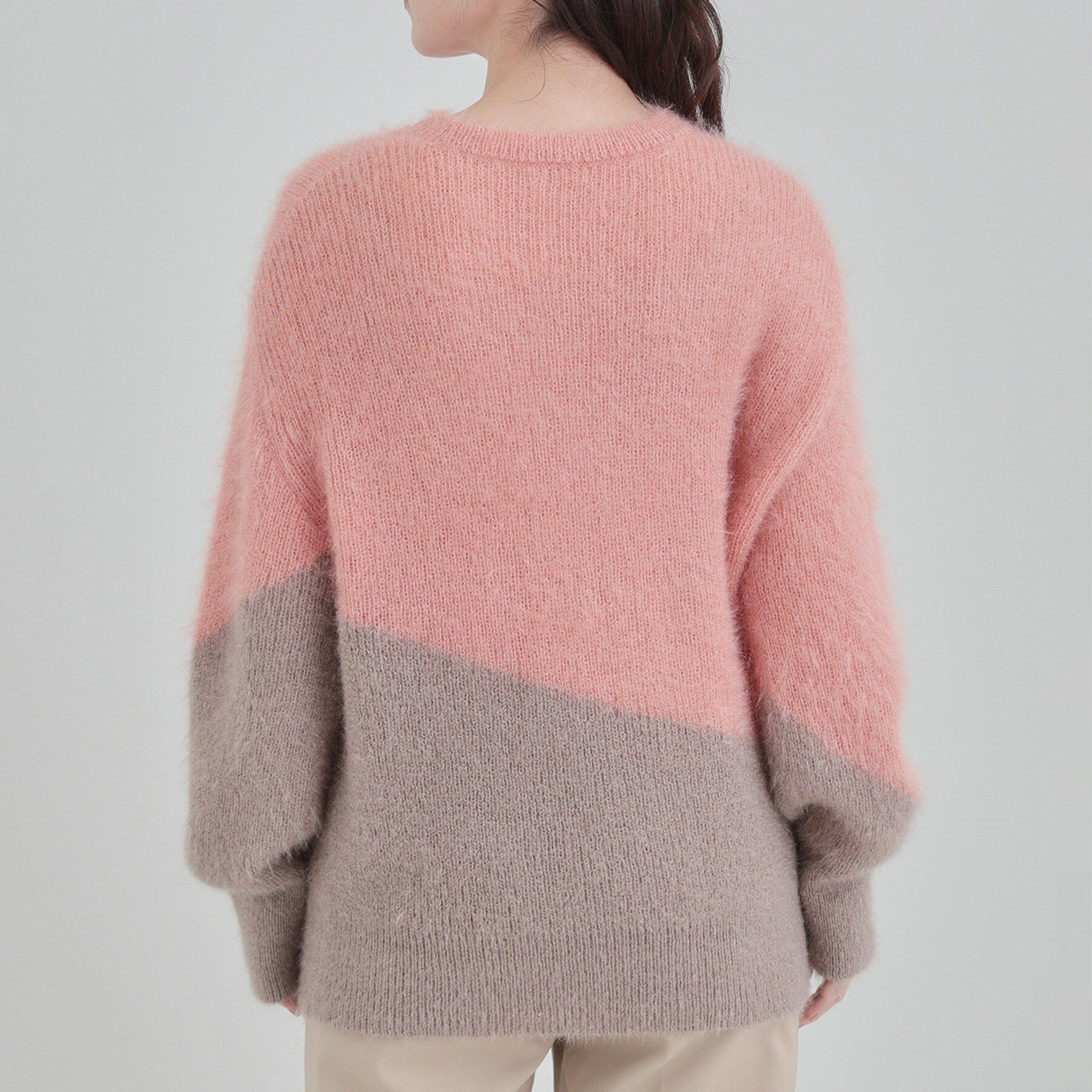 SHOO･LA･RUE「【S-LL/ゆったり】ふわふわシャギー 大人レディなニット」|ニット・セーター|