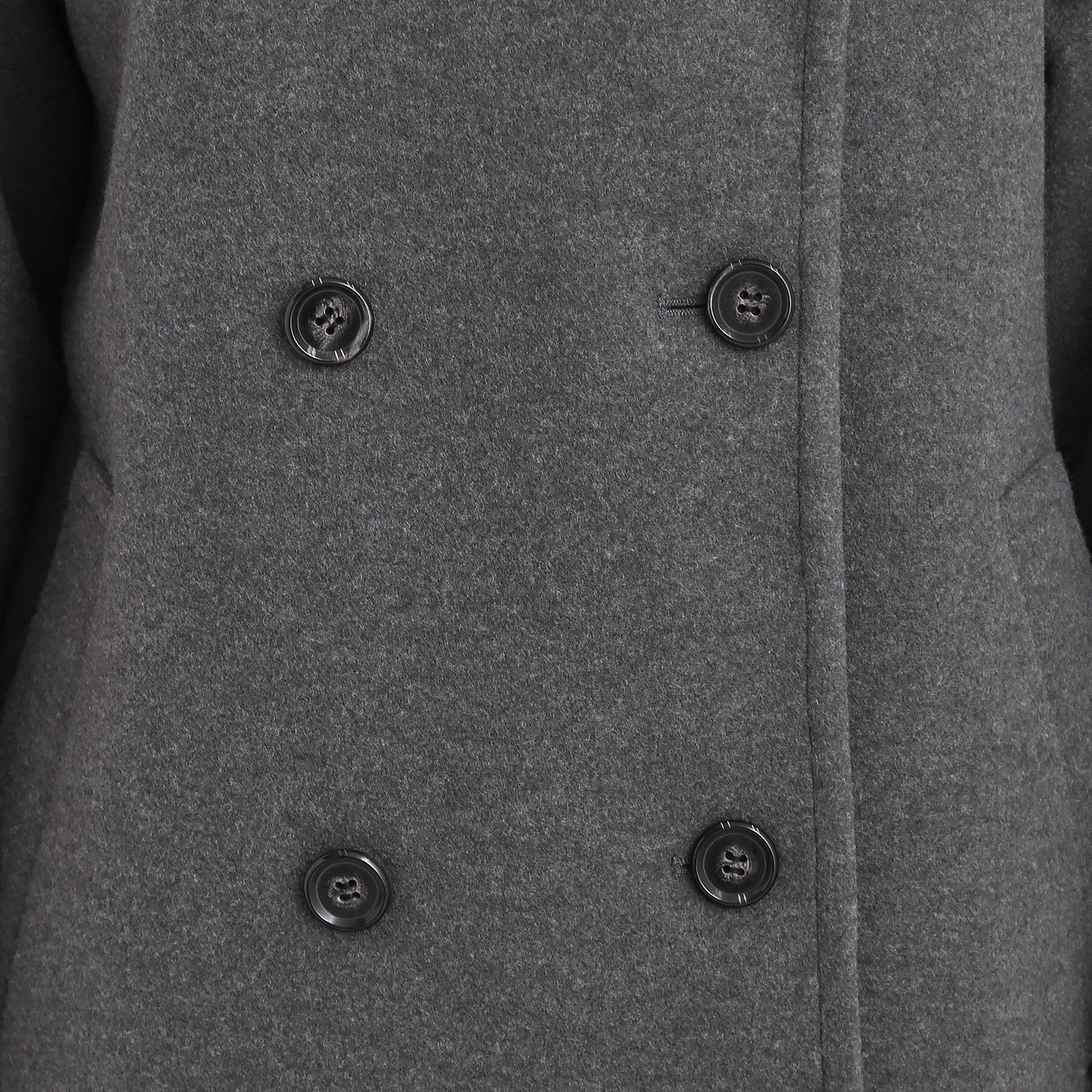 SHOO･LA･RUE「【2WAY】こなれきれい ウール調コクーンコート」|チェスターコート|