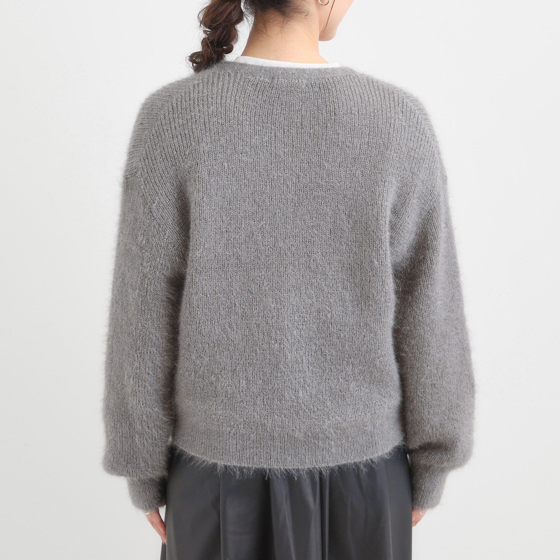 SHOO･LA･RUE「【S-LL】ふわふわシャギー 大人レディなカーディガン」|カーディガン|