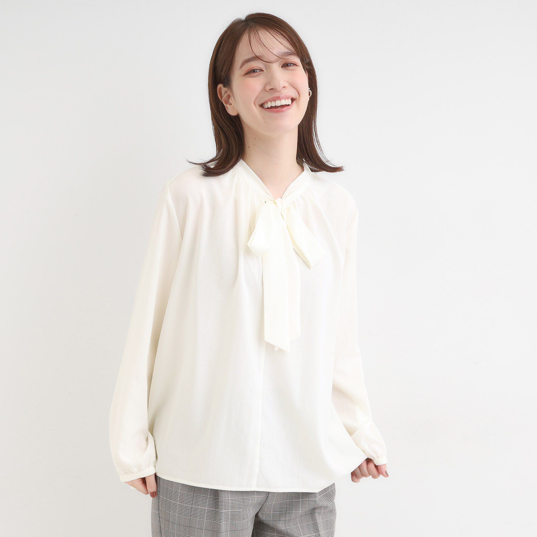 SHOO･LA･RUE「リボンブラウス」|シャツ・ブラウス|