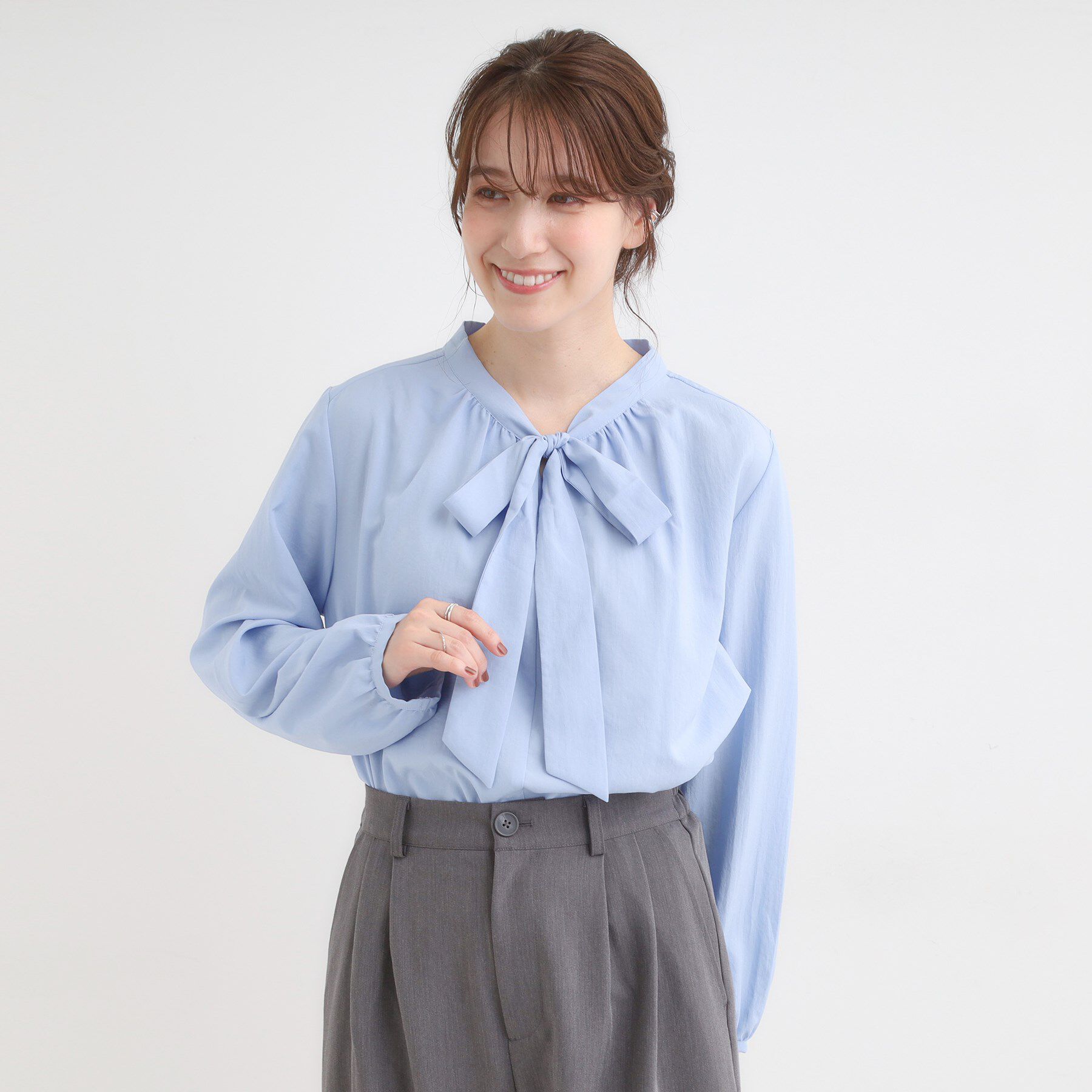 SHOO･LA･RUE「リボンブラウス」|シャツ・ブラウス|