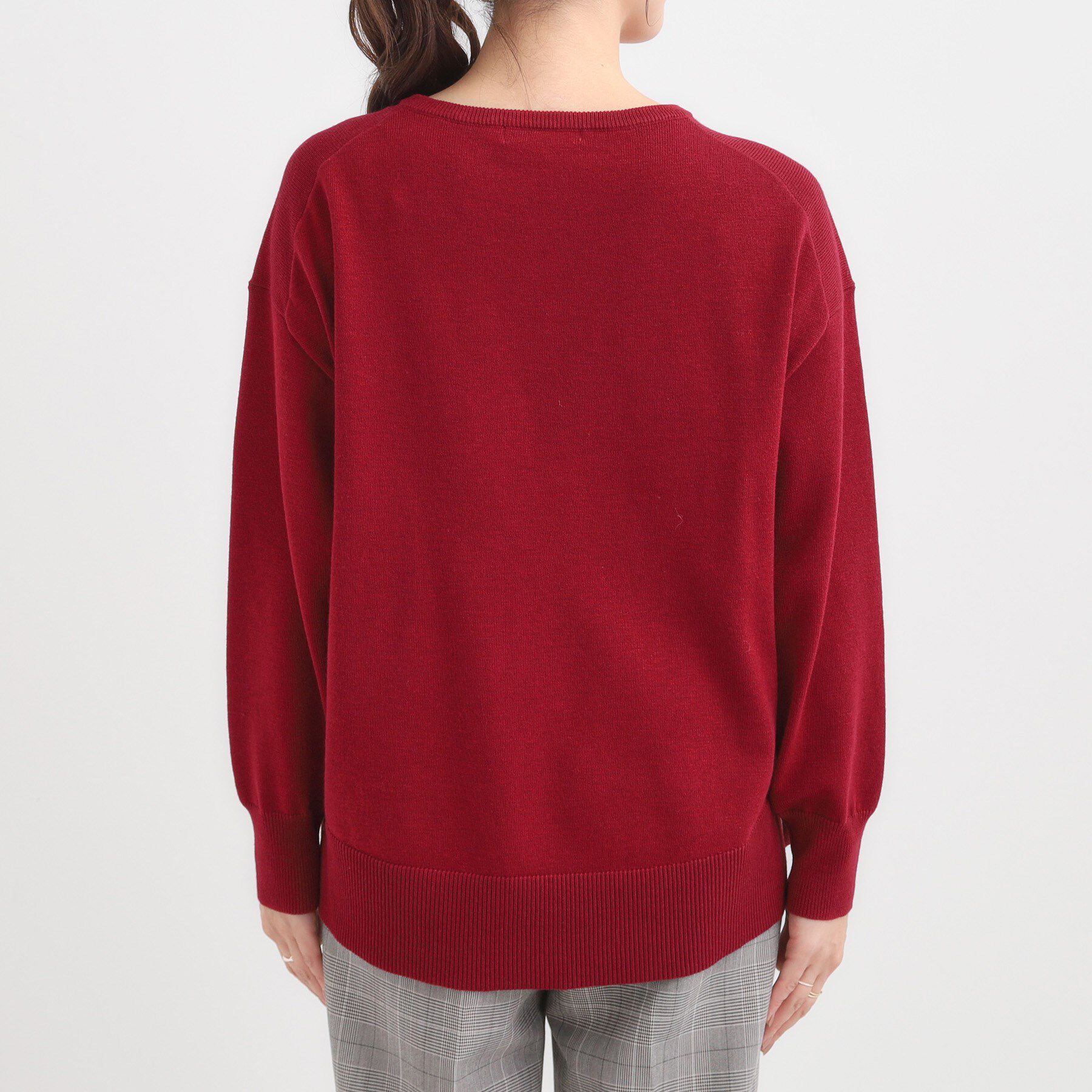 SHOO･LA･RUE「【洗濯機可/毛玉レス】アウトスタイルもきれいに決まる サイドスリットニット【CIRCRIC】」|ニット・セーター|