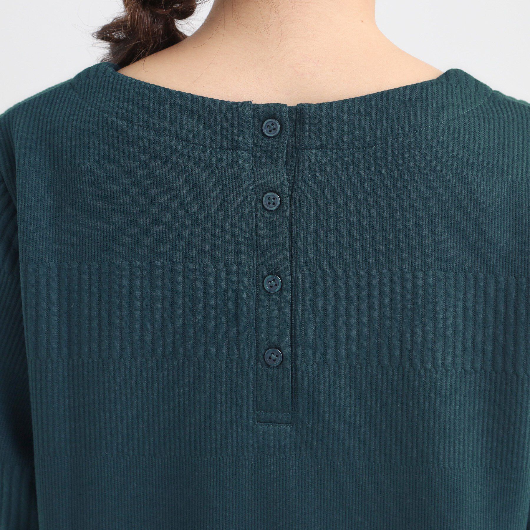 SHOO･LA･RUE「身体のラインをきれいにカバー Aラインチュニックワンピース」|チュニック|