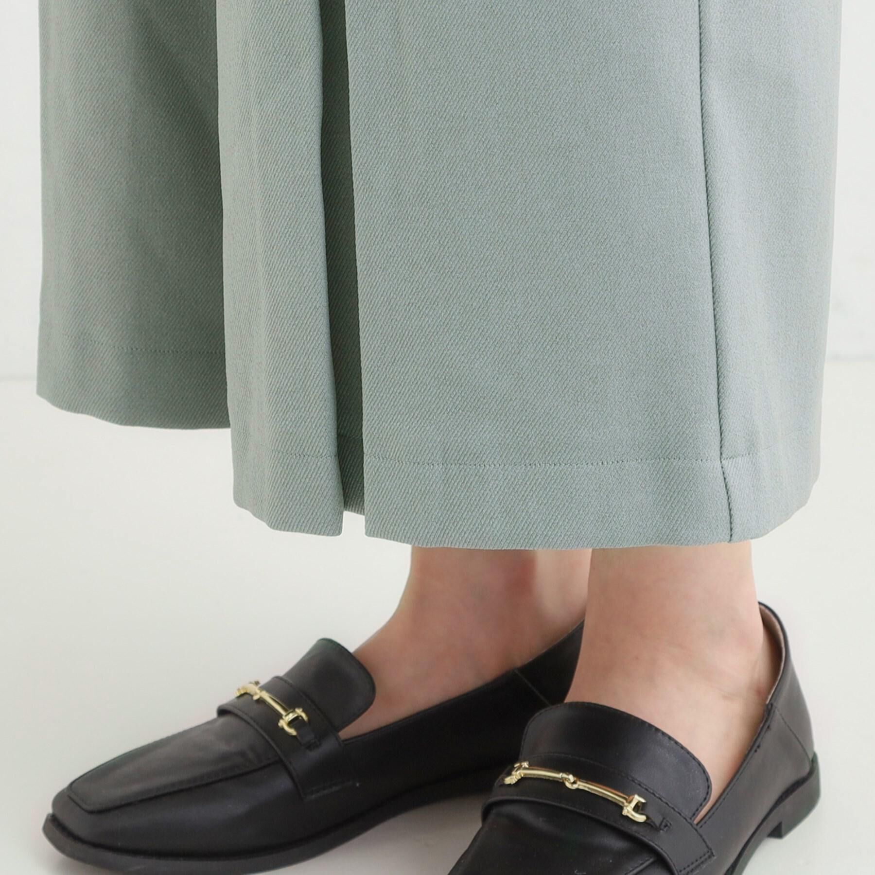 SHOO･LA･RUE「【着丈選べる/S-LL】大人のきれいめスタイルに ベルト付きワイドパンツ」|その他|