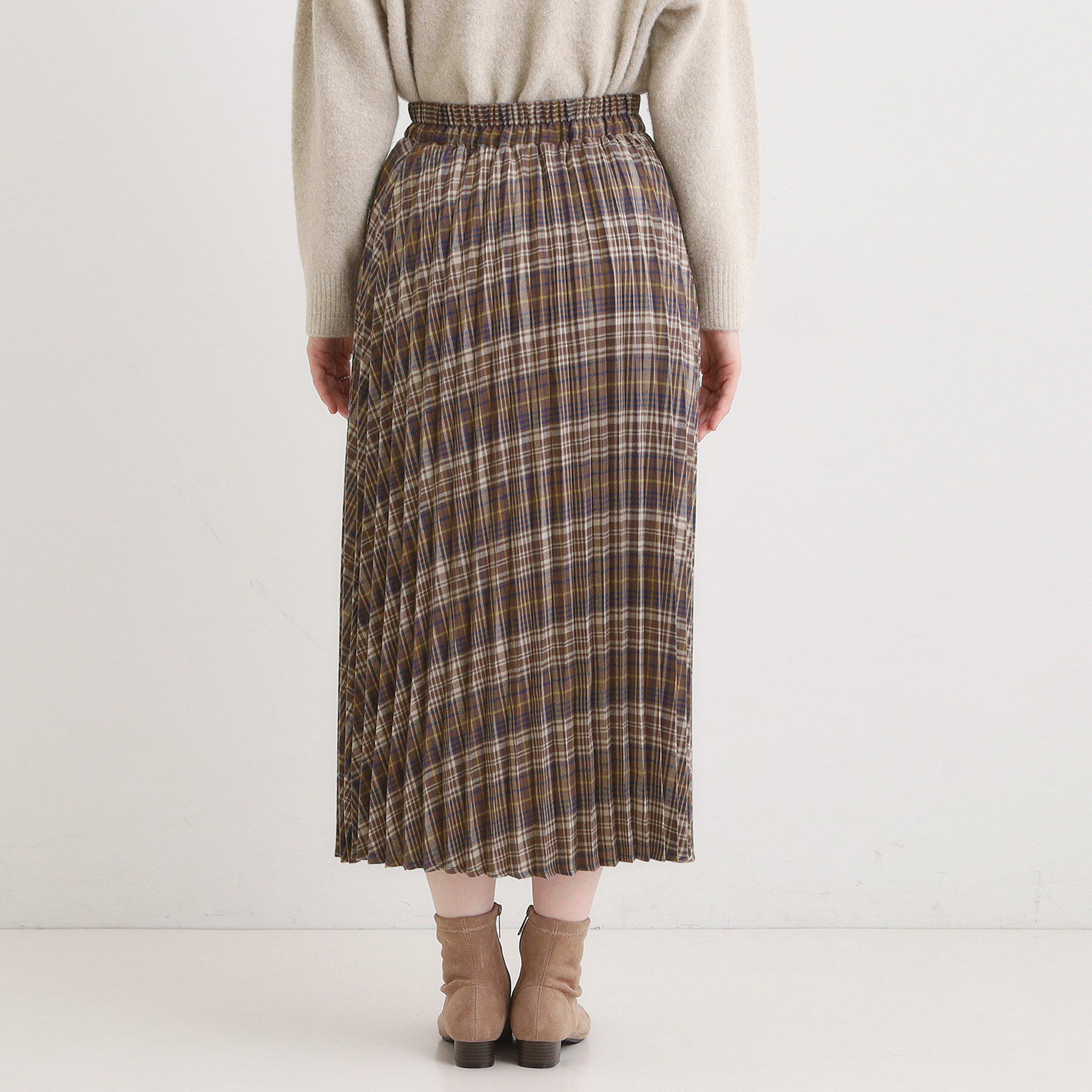 SHOO･LA･RUE「チェックプリーツスカート」|スカート|