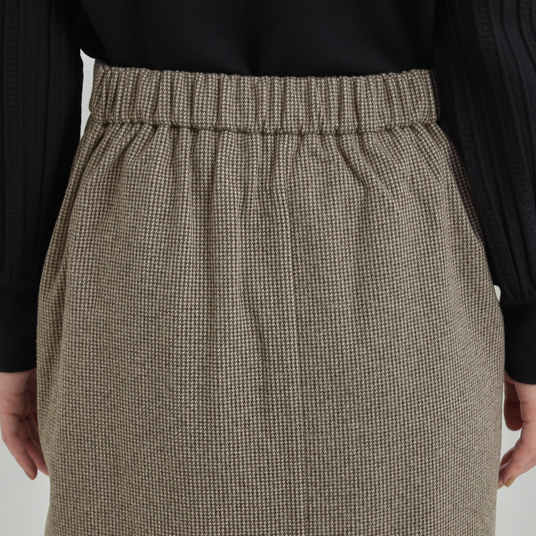 SHOO･LA･RUE「【S-LL/あったか】すらりときれい見え ベイカー風ナロースカート」|スカート|