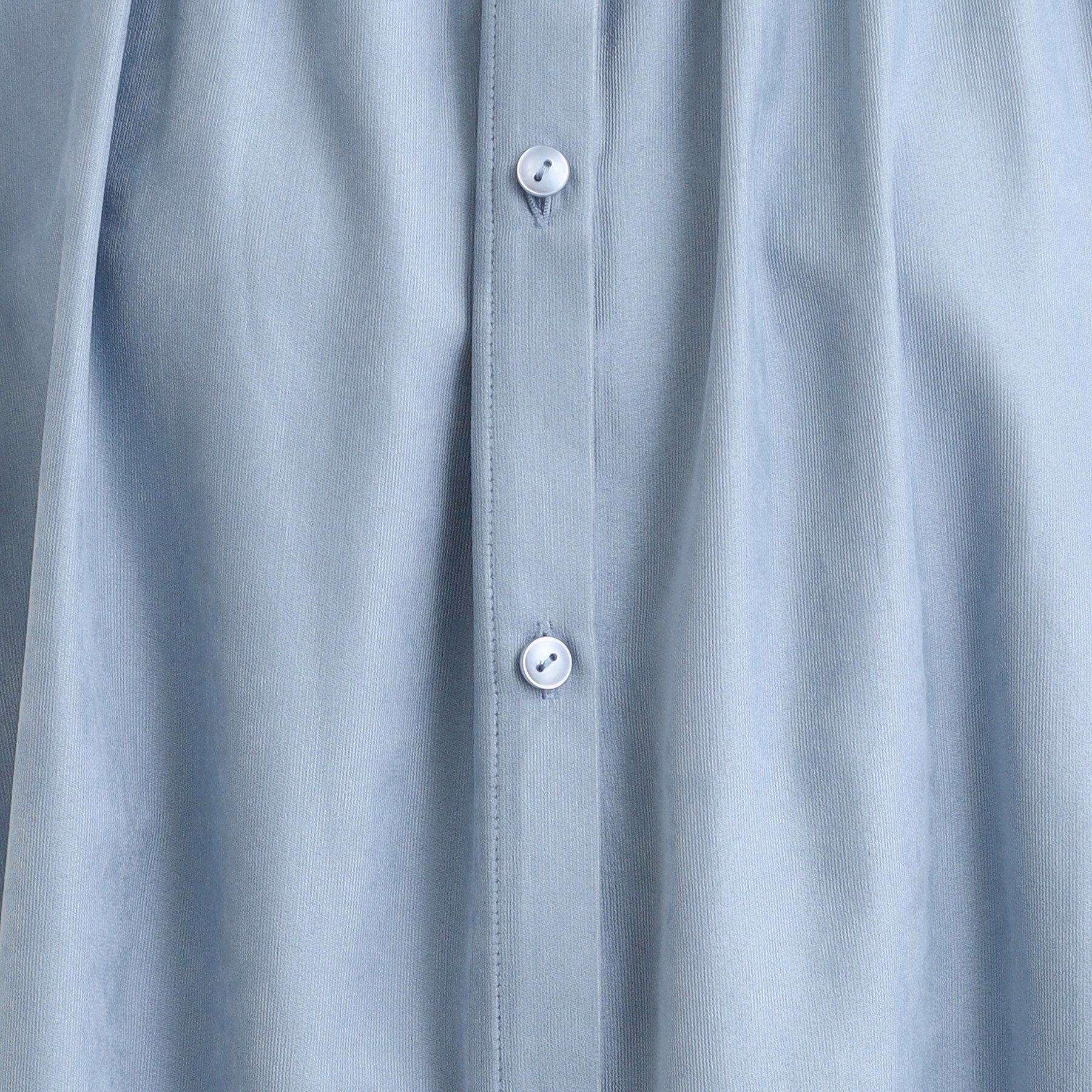 SHOO･LA･RUE「【洗濯機可/S-LL】滑らかなタッチが心地よい マイクロコールチュニック」|チュニック|