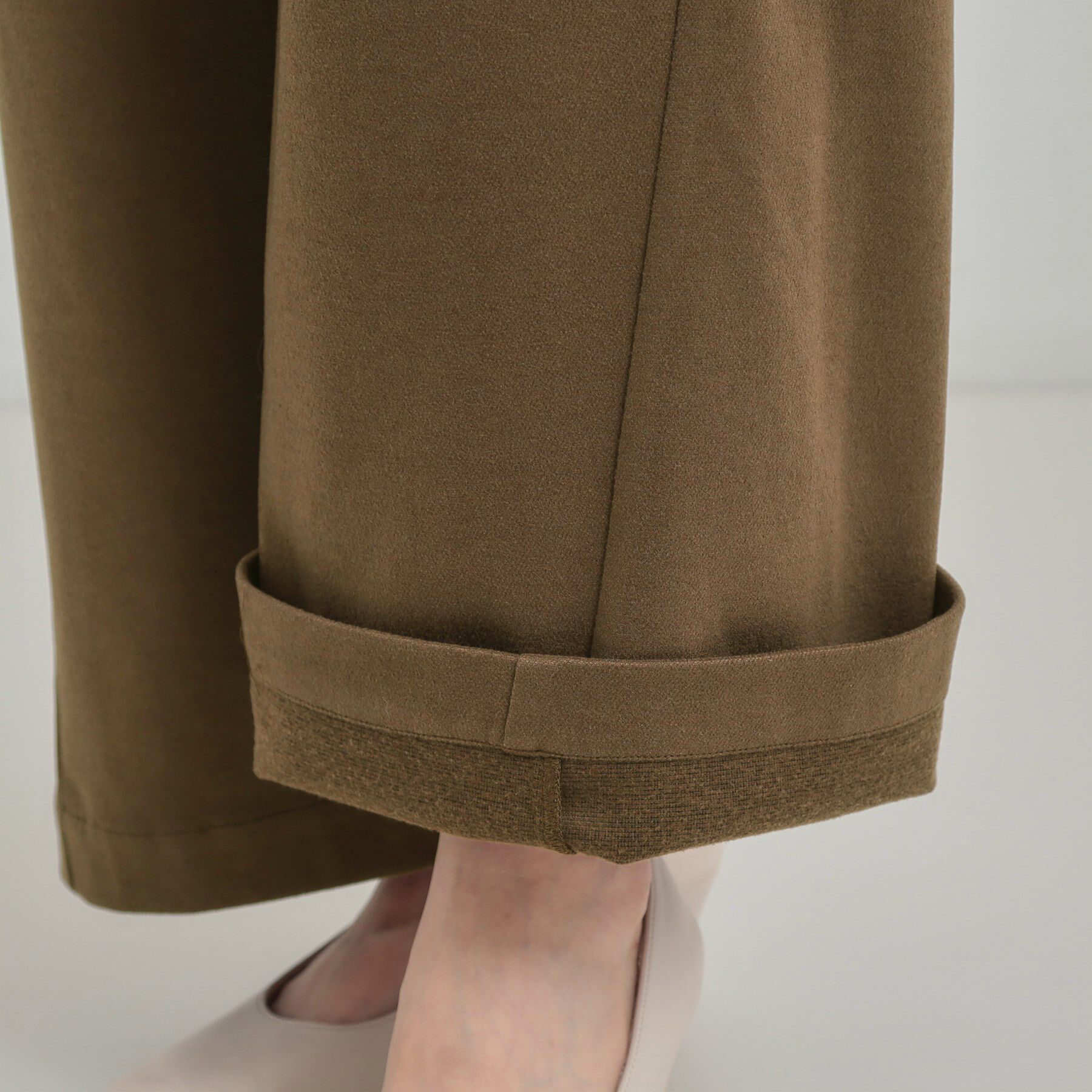 SHOO･LA･RUE「【あったか/S-LL】ゆるっとリラクシーに イージーワイドパンツ」|その他|