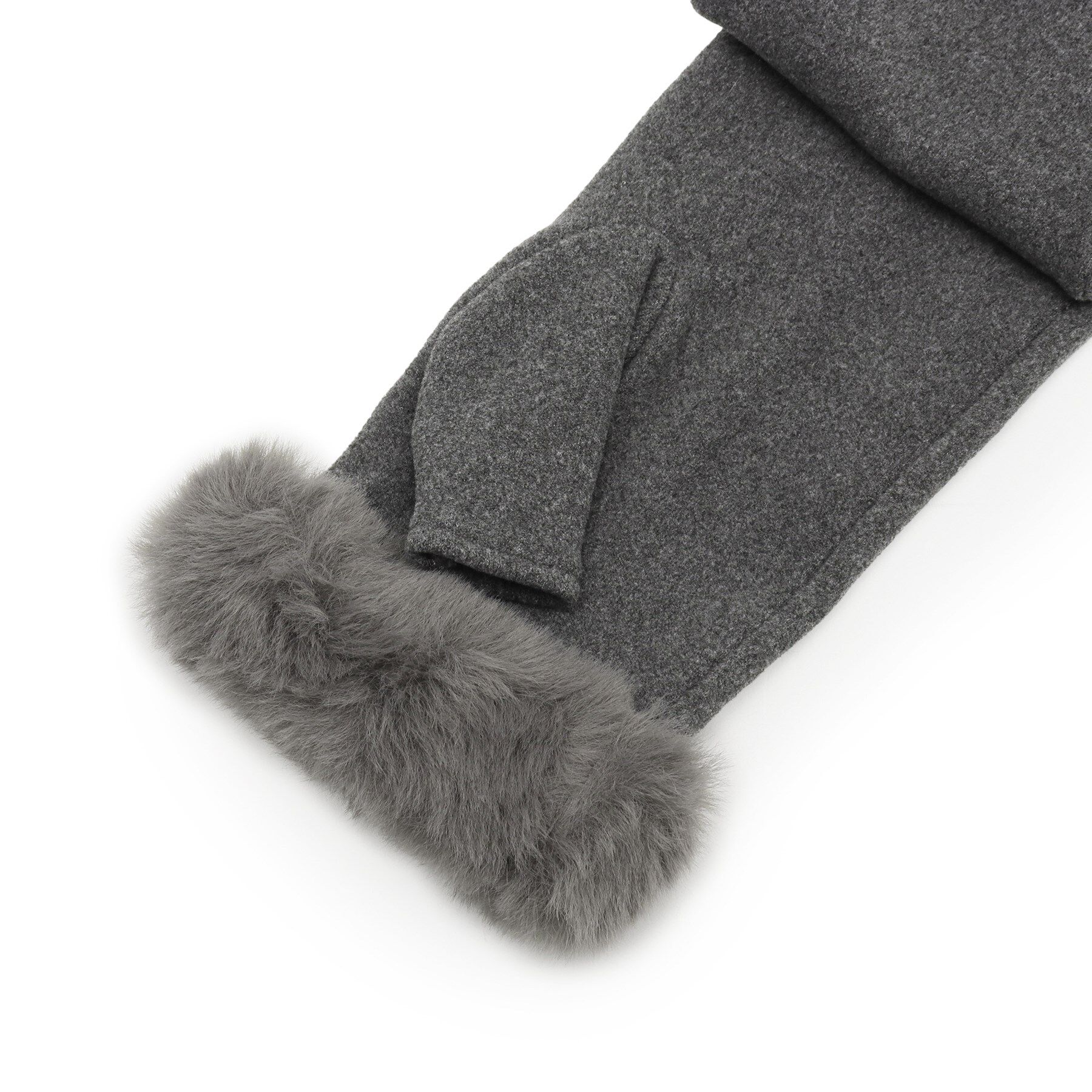 SHOO･LA･RUE「フィンガーレスファーグローブ」|手袋|