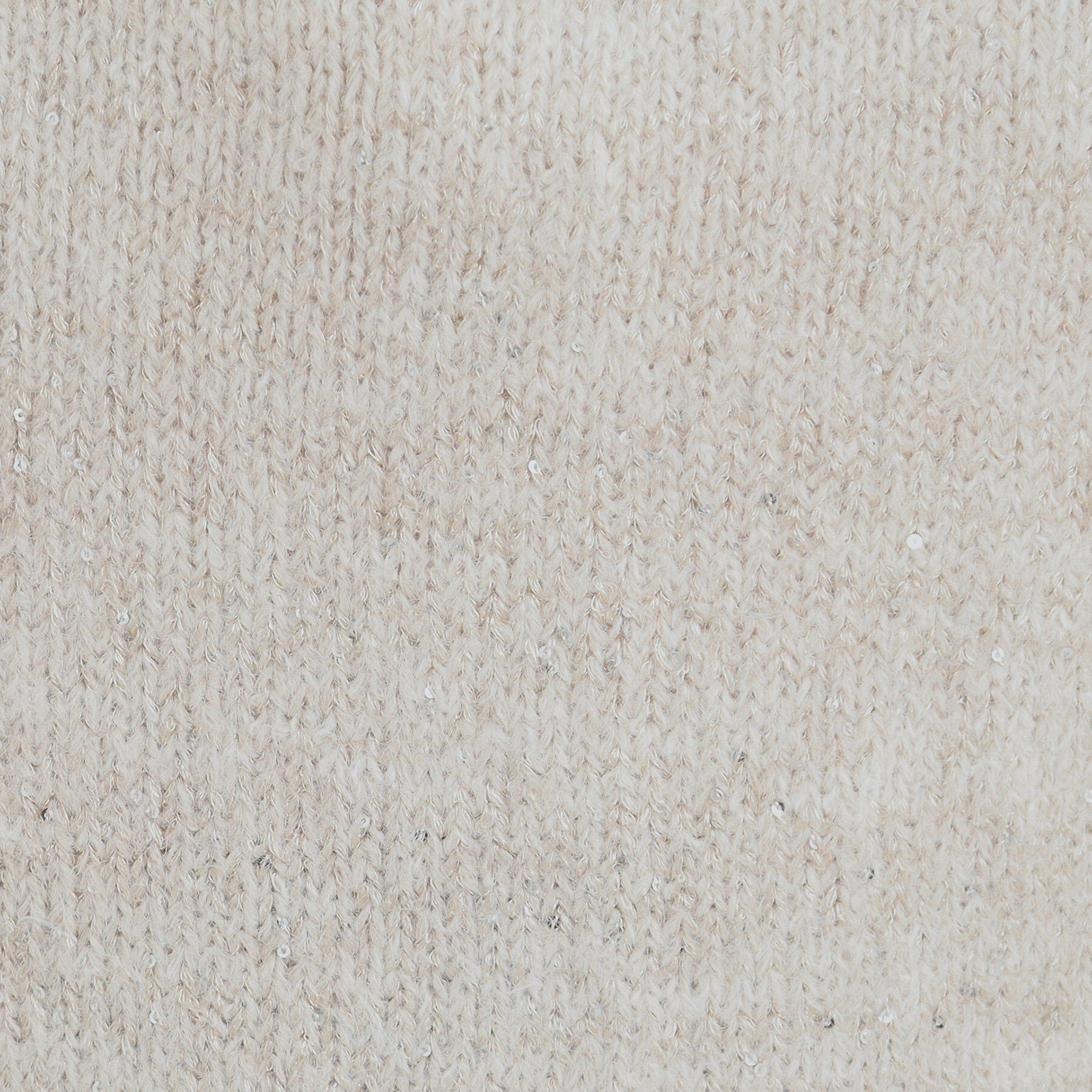 SHOO･LA･RUE「【洗濯機可/S-LL】上品にキラリと華やぐ スパンコールニット」|ニット・セーター|