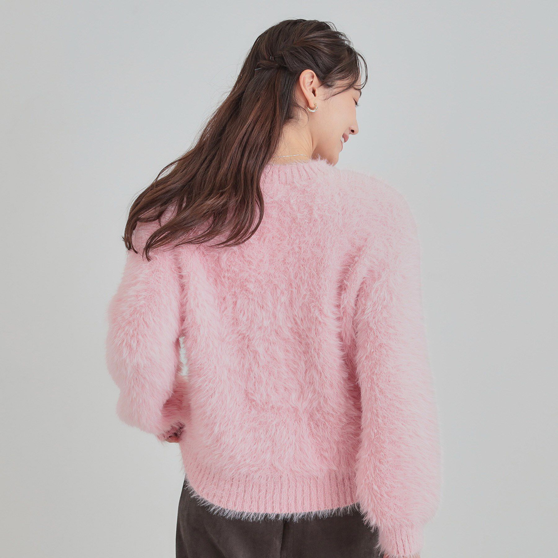 SHOO･LA･RUE「ふんわり柔らか ロゴフェザーニット」|ニット・セーター|